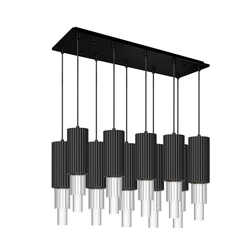 Bordeaux Small Linear Chandelier by Alora Mood