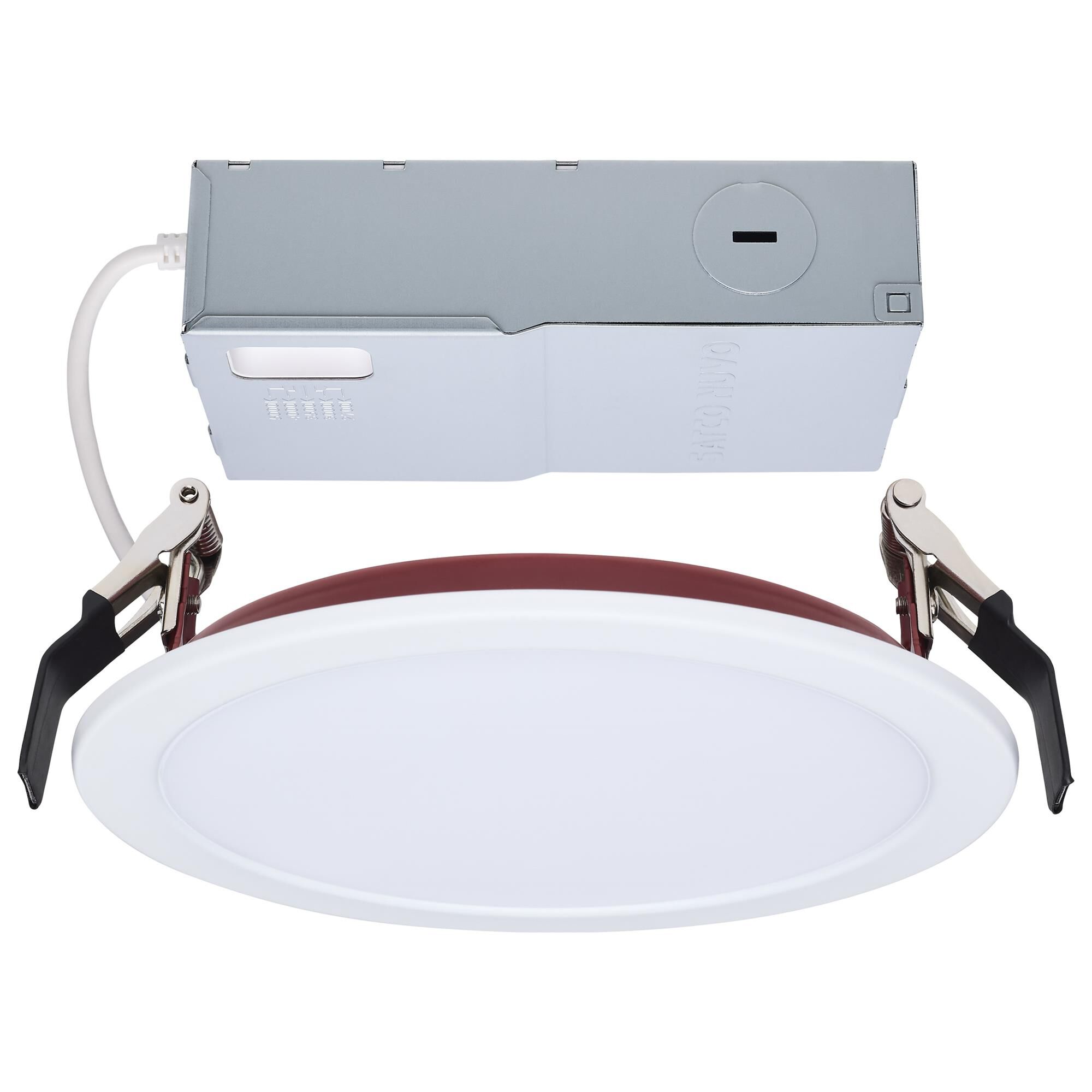Shown in White and Red finish