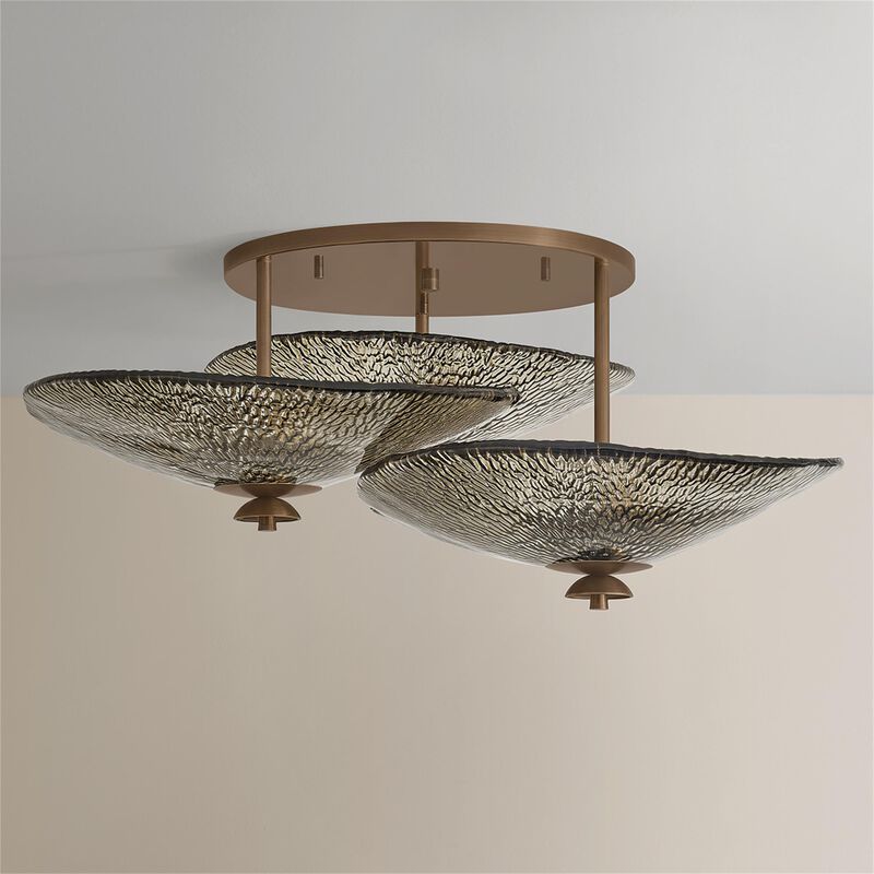 Moniomi Alba 36 Inch 9 Light Semi Flush Mount by Corbett Lighting