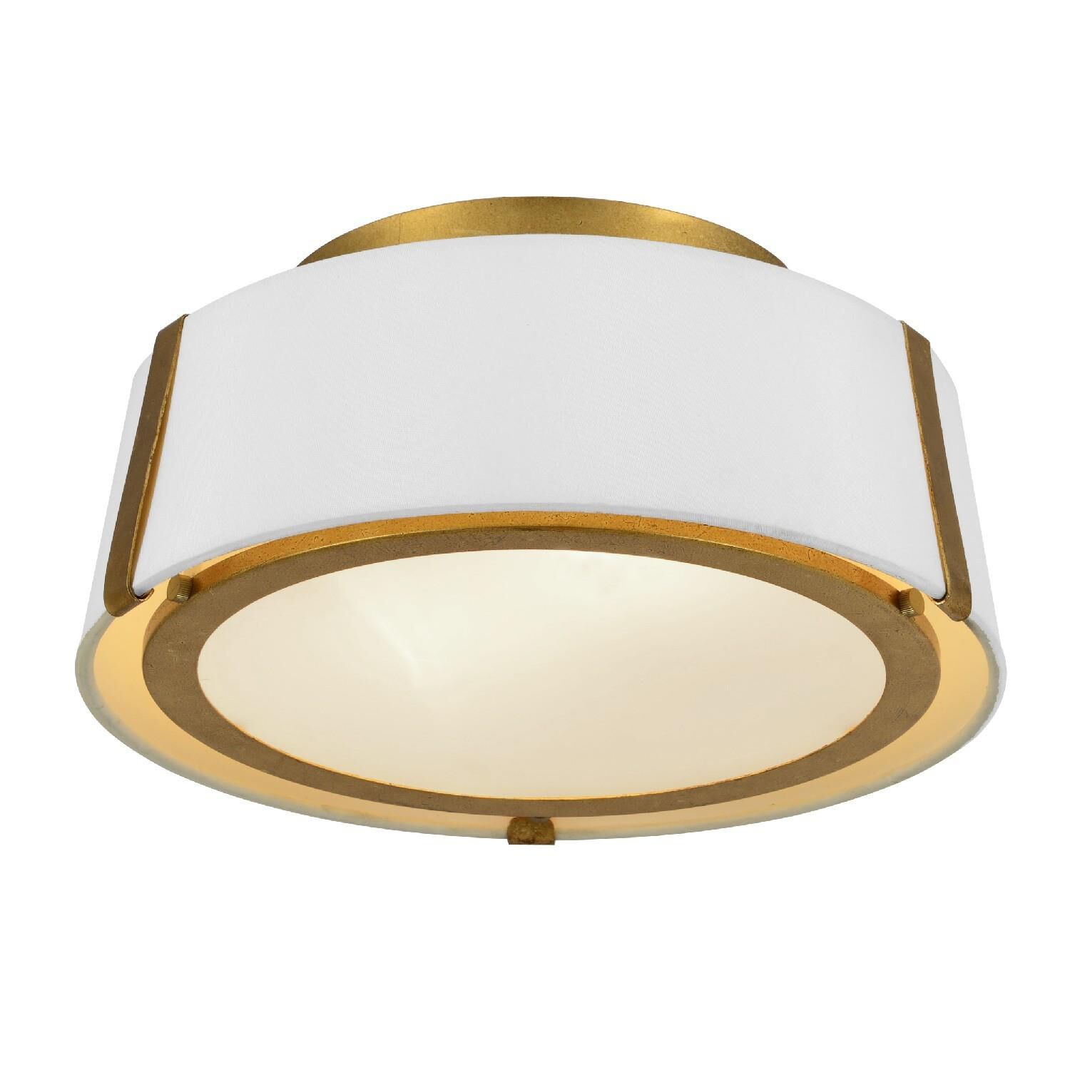 Fulton 12 Inch 2 Light Semi Flush Mount by Crystorama