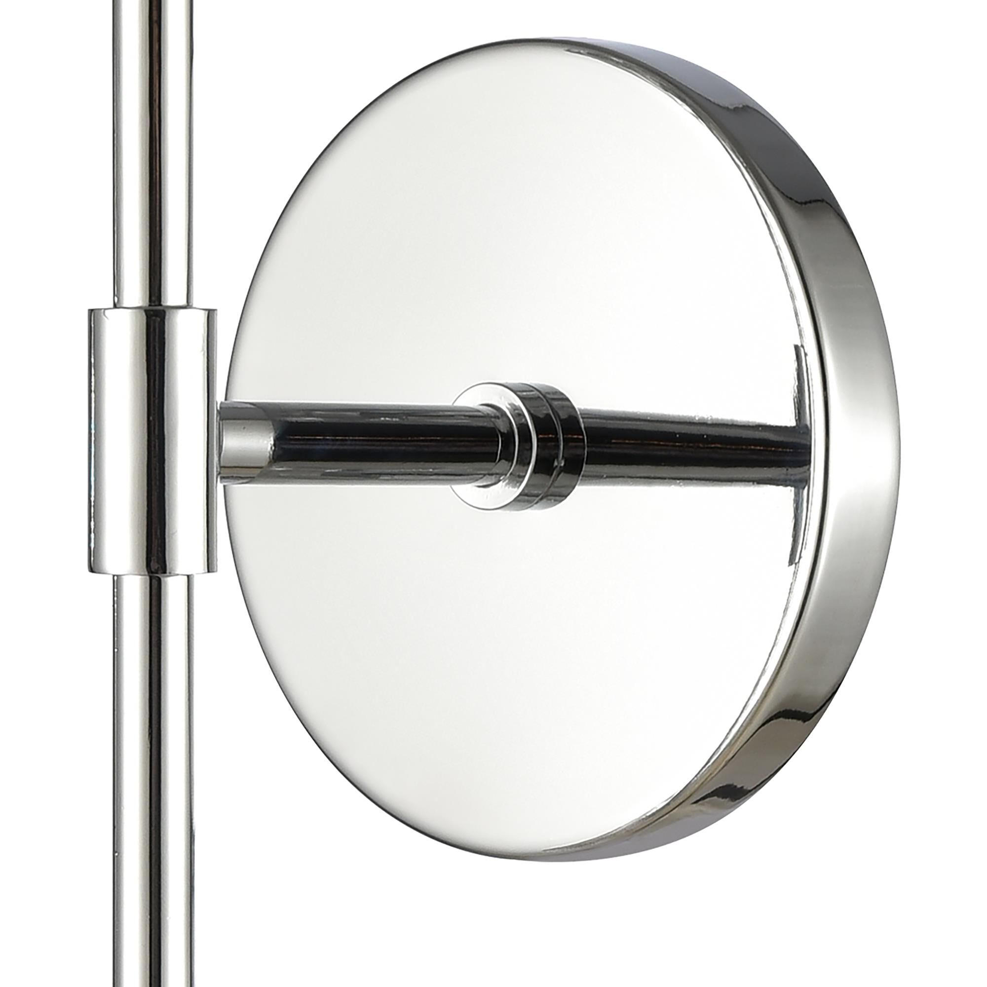 Shown in Silver finish and Clear Crystal Cut glass