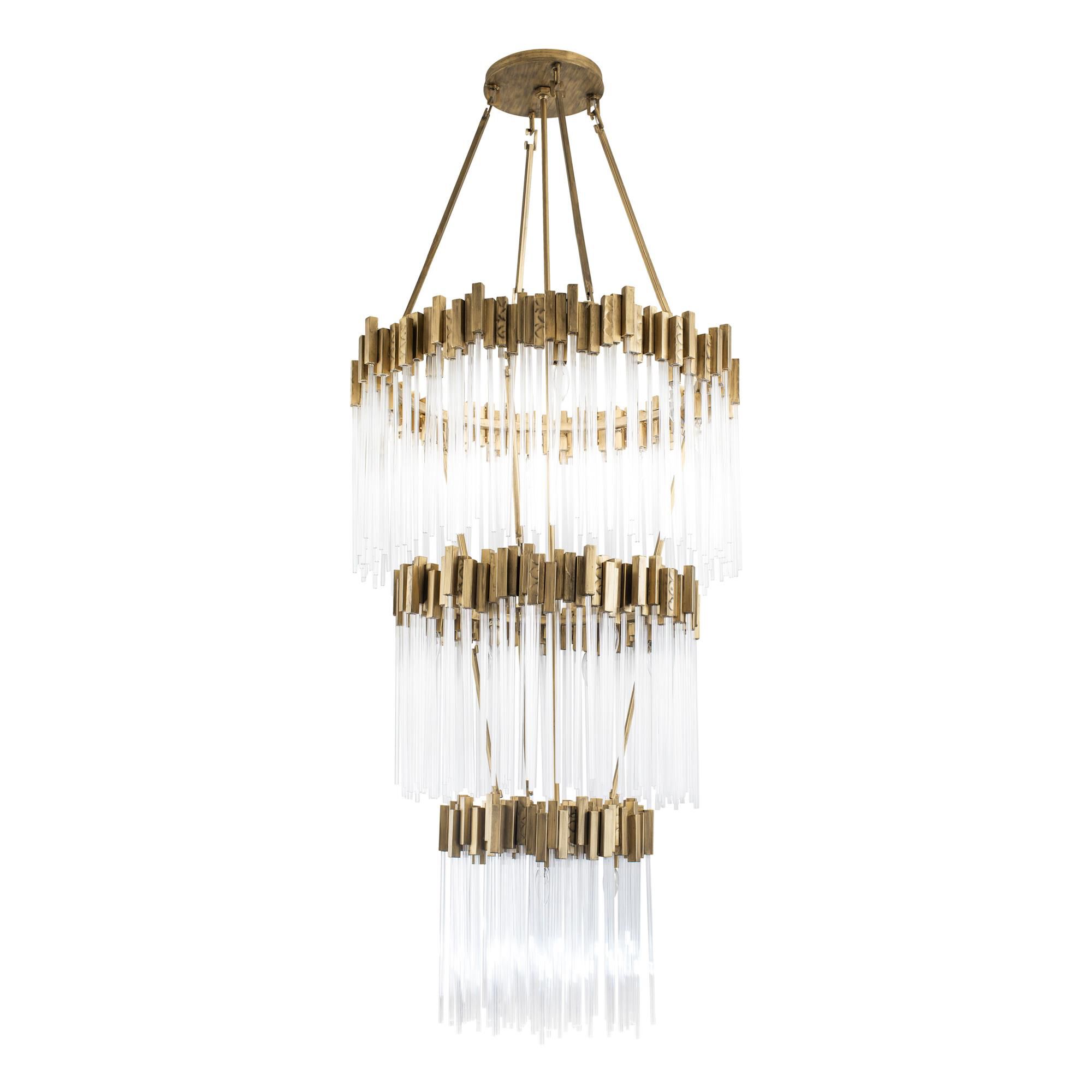 Shown in Havana Gold finish and Clear glass