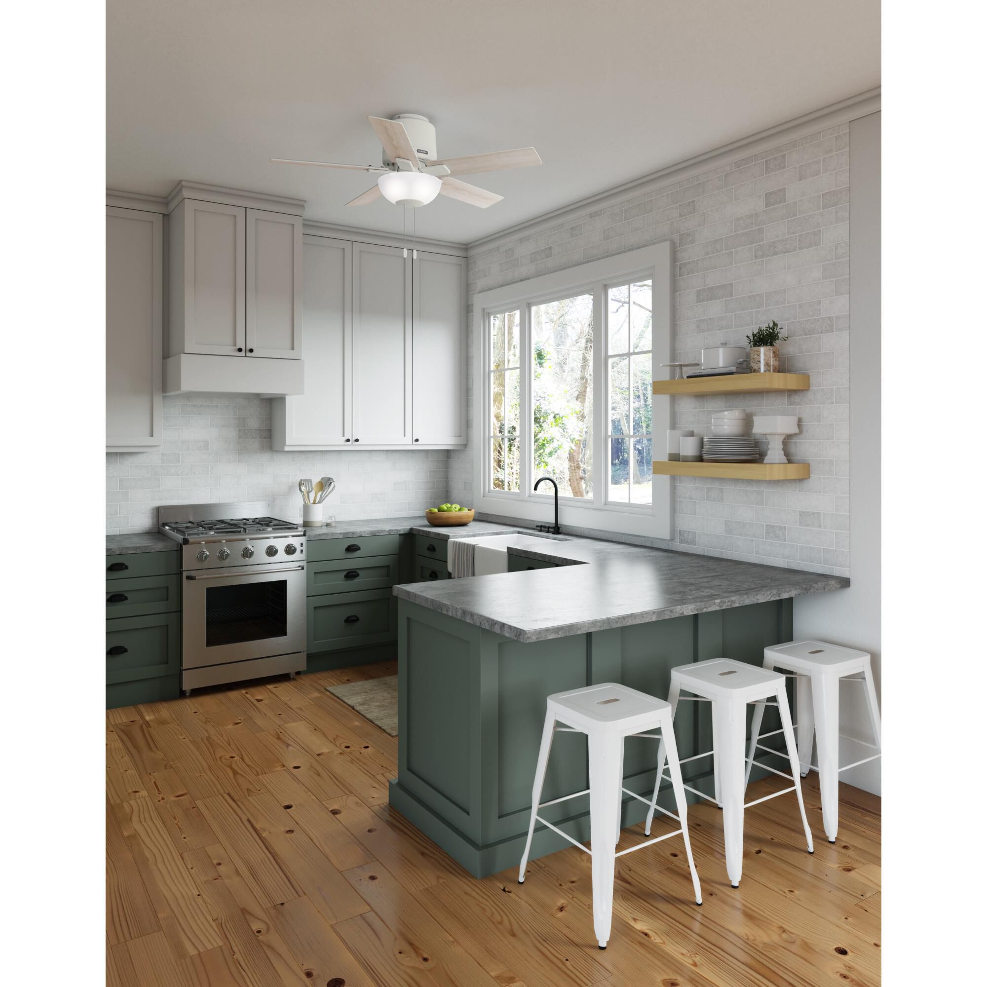 Shown in Matte White finish