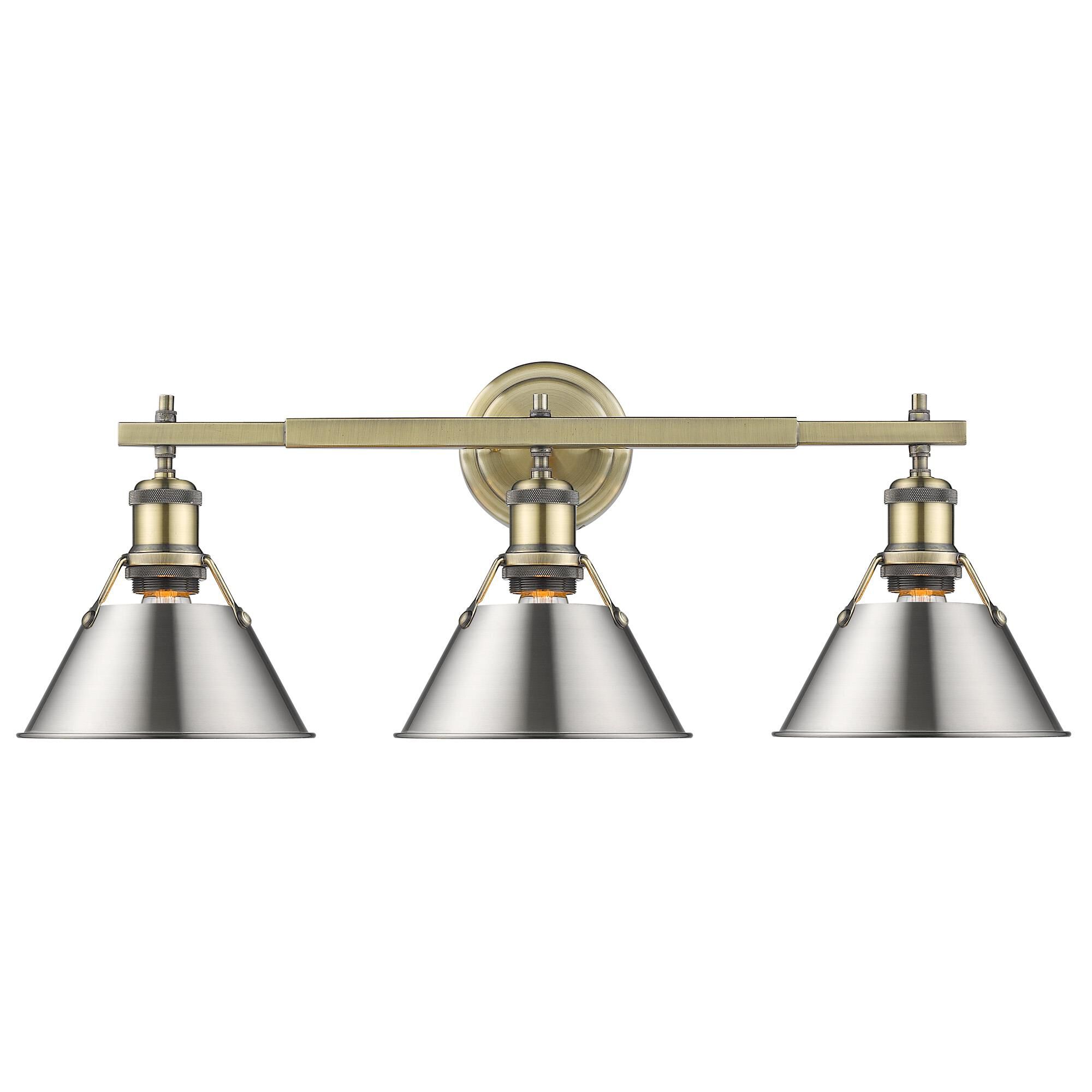 Orwell 27 Inch Bath Vanity Light by Golden Lighting