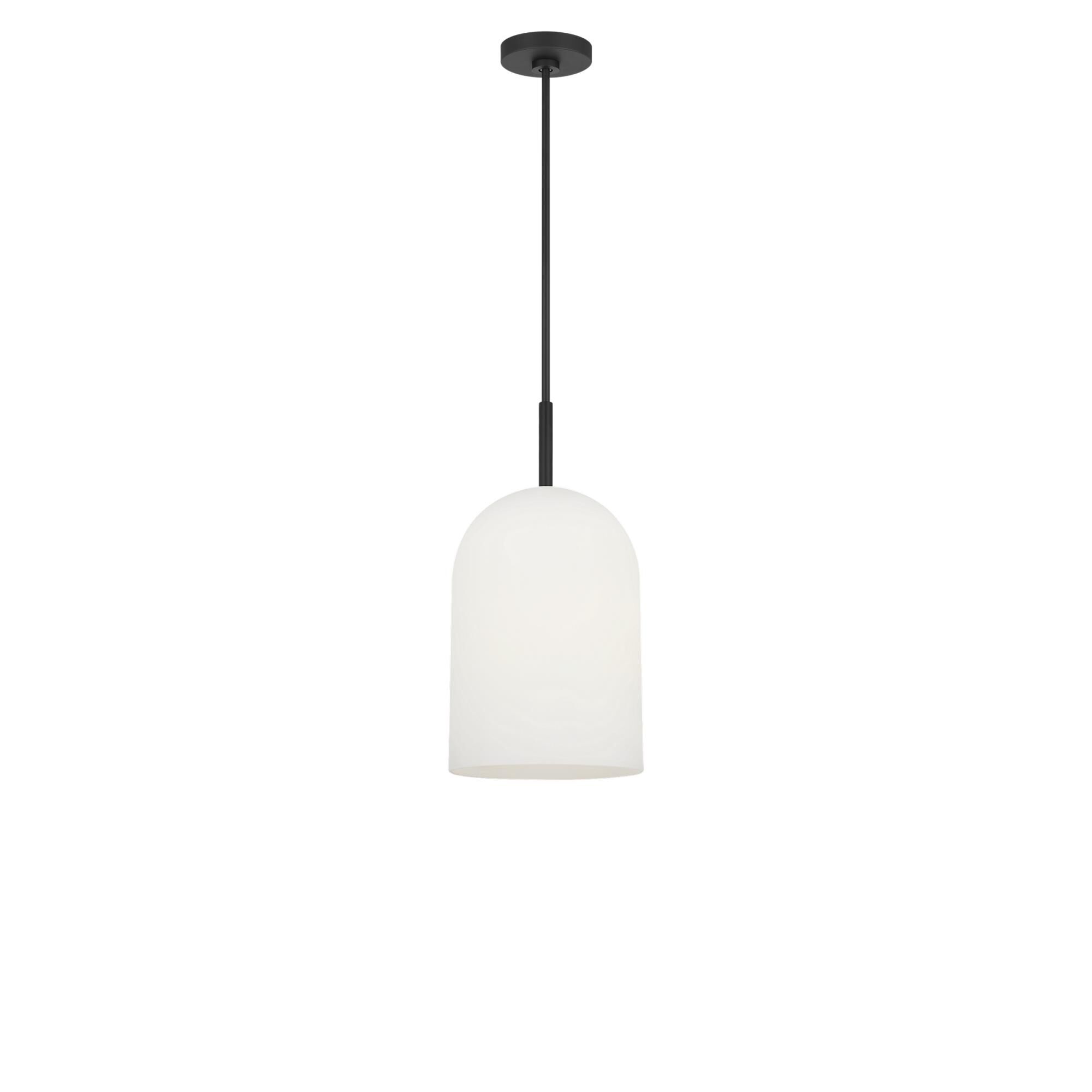 Shown in Midnight Black finish and Etched White glass