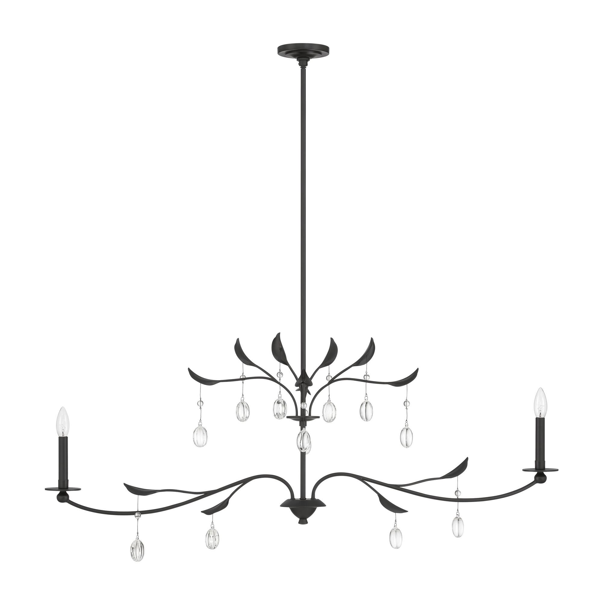 Shown in Textured Black finish and White shade