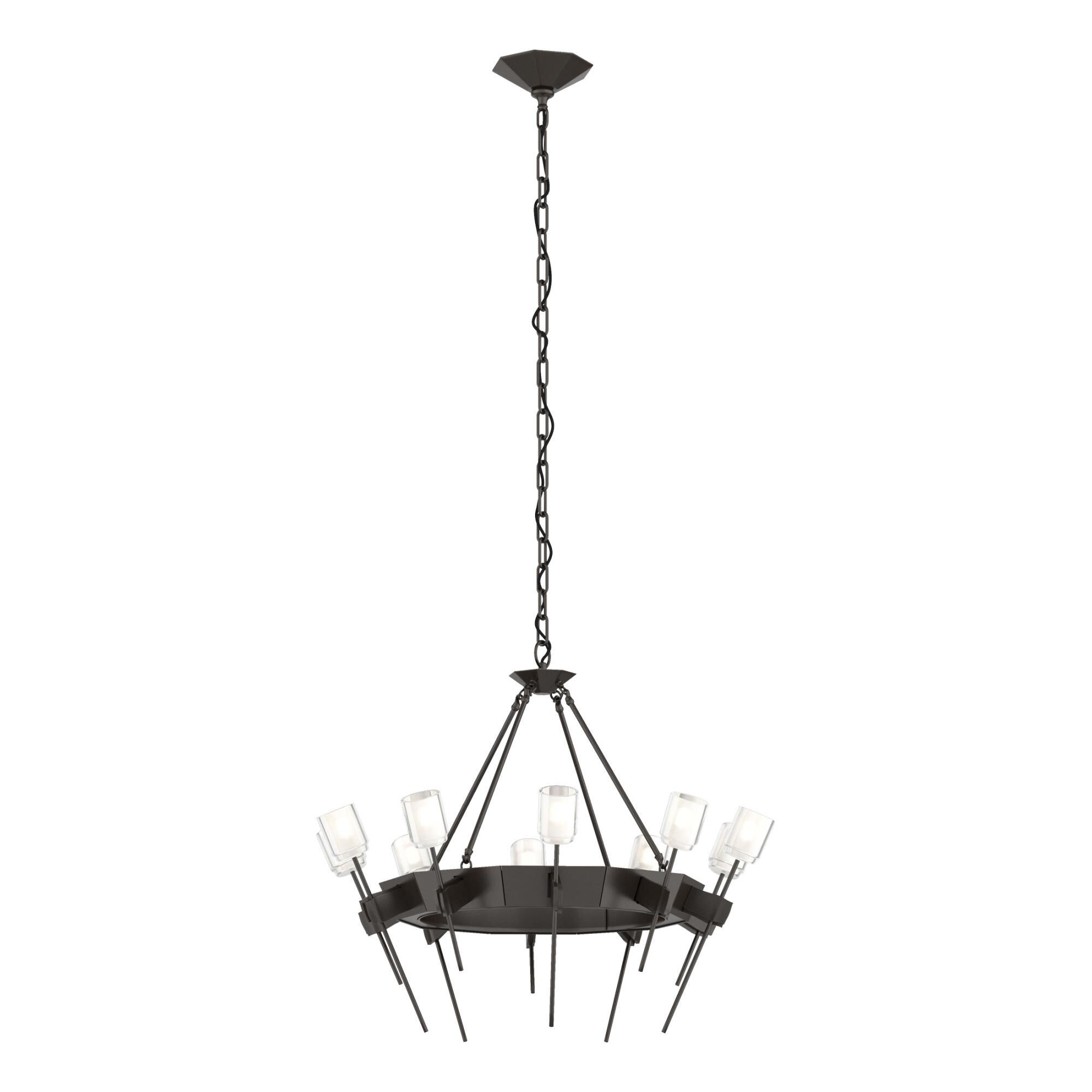 Shown in Oil Rubbed Bronze finish and Cast glass and Cast Glass shade