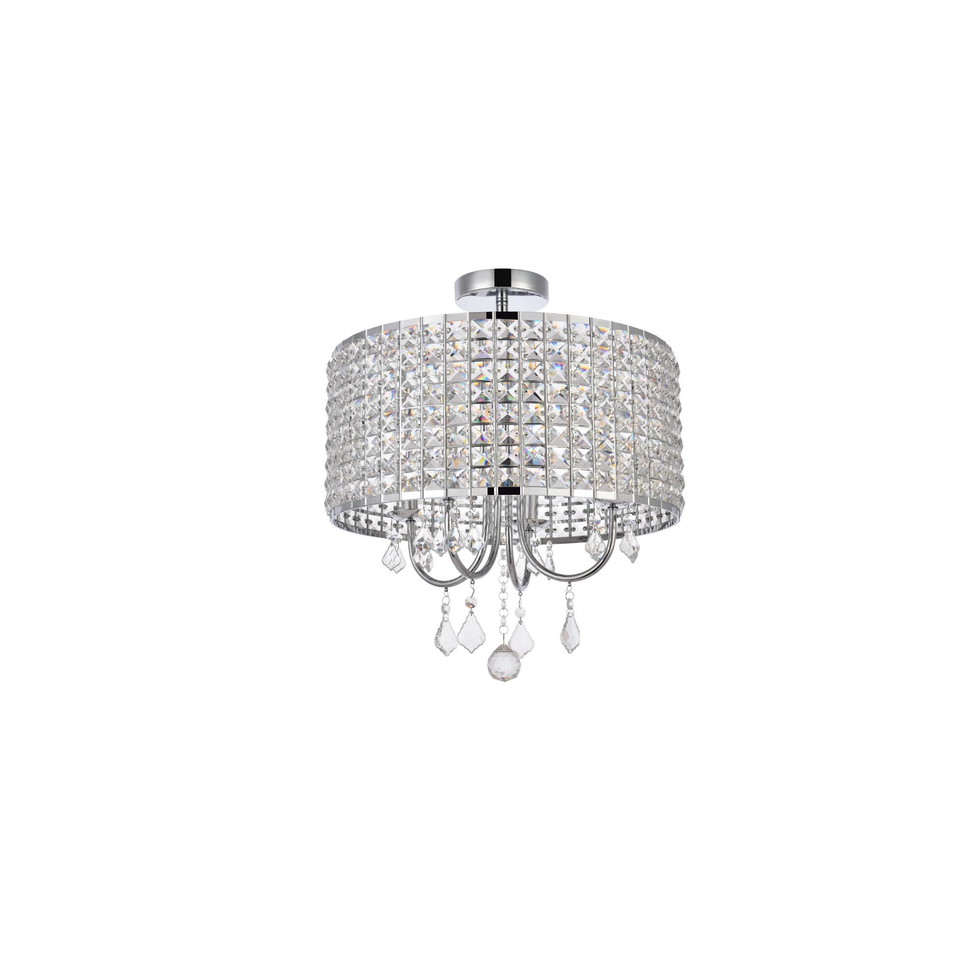 Elise Semi Flush Mount by Elegant Lighting