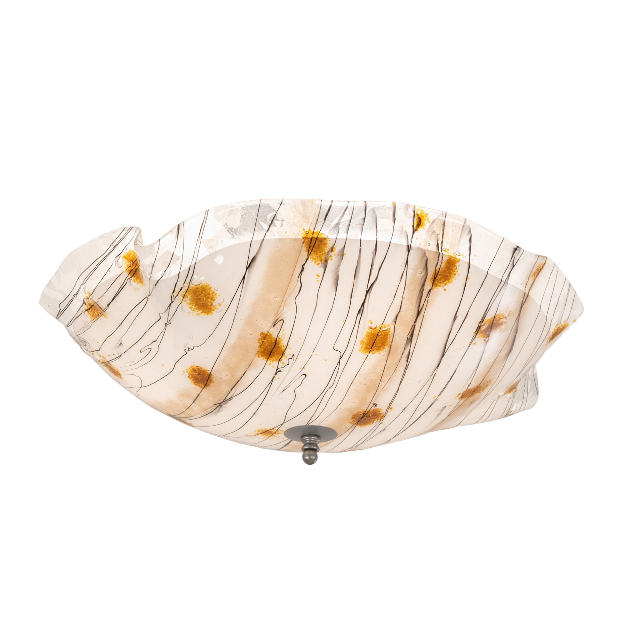 Metro Fusion 24 Inch 3 Light Flush Mount by Meyda Lighting