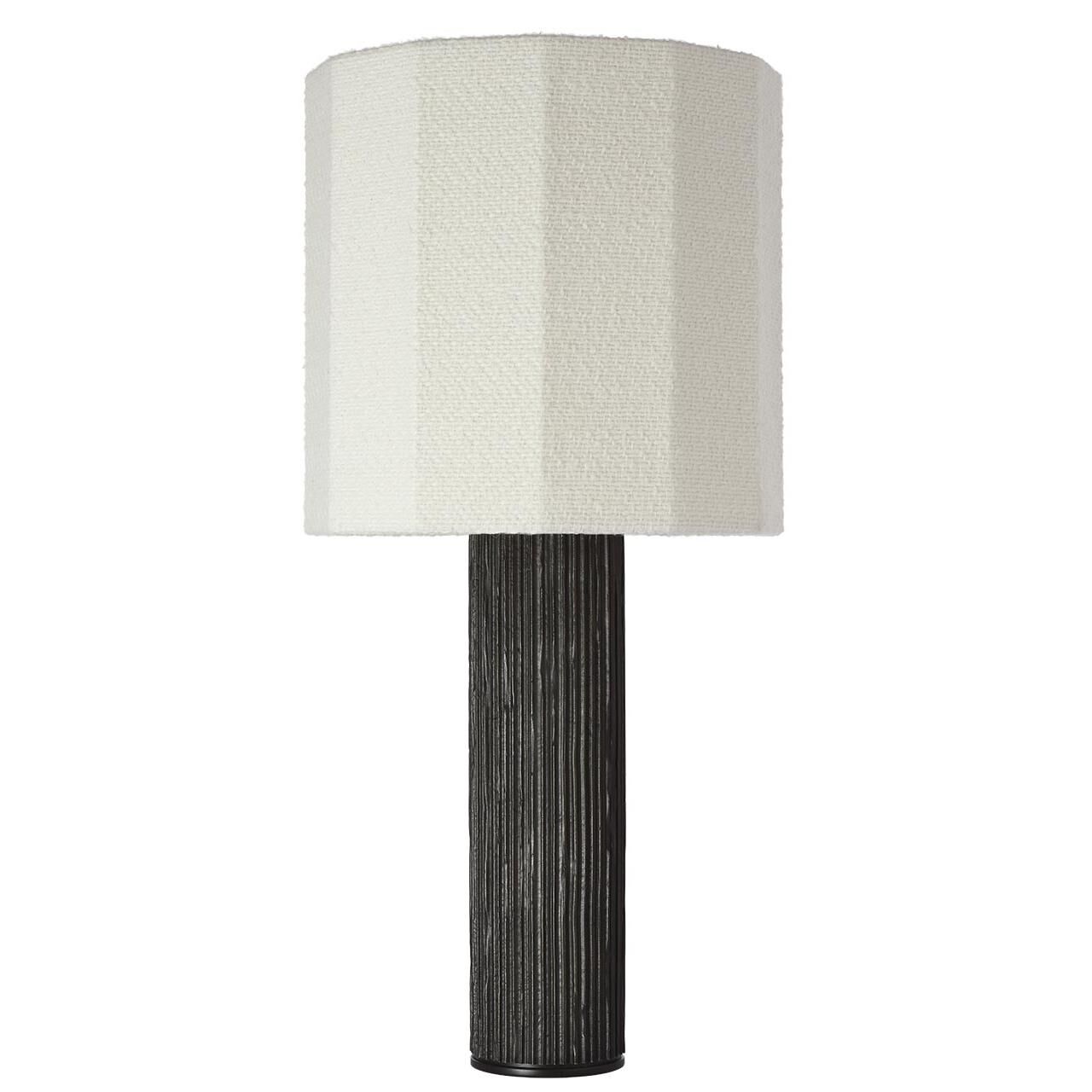 Shown in Ridged Carbon finish and Decorative Boucle shade