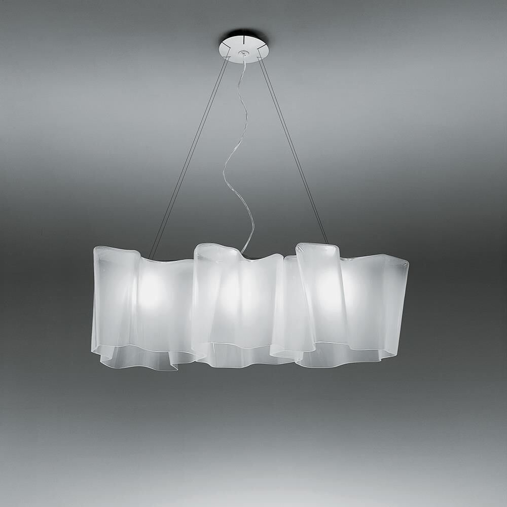 Michele De Lucchi, Gerhard Reichert Logico 39 Inch 3 Light Linear Suspension Light by Artemide