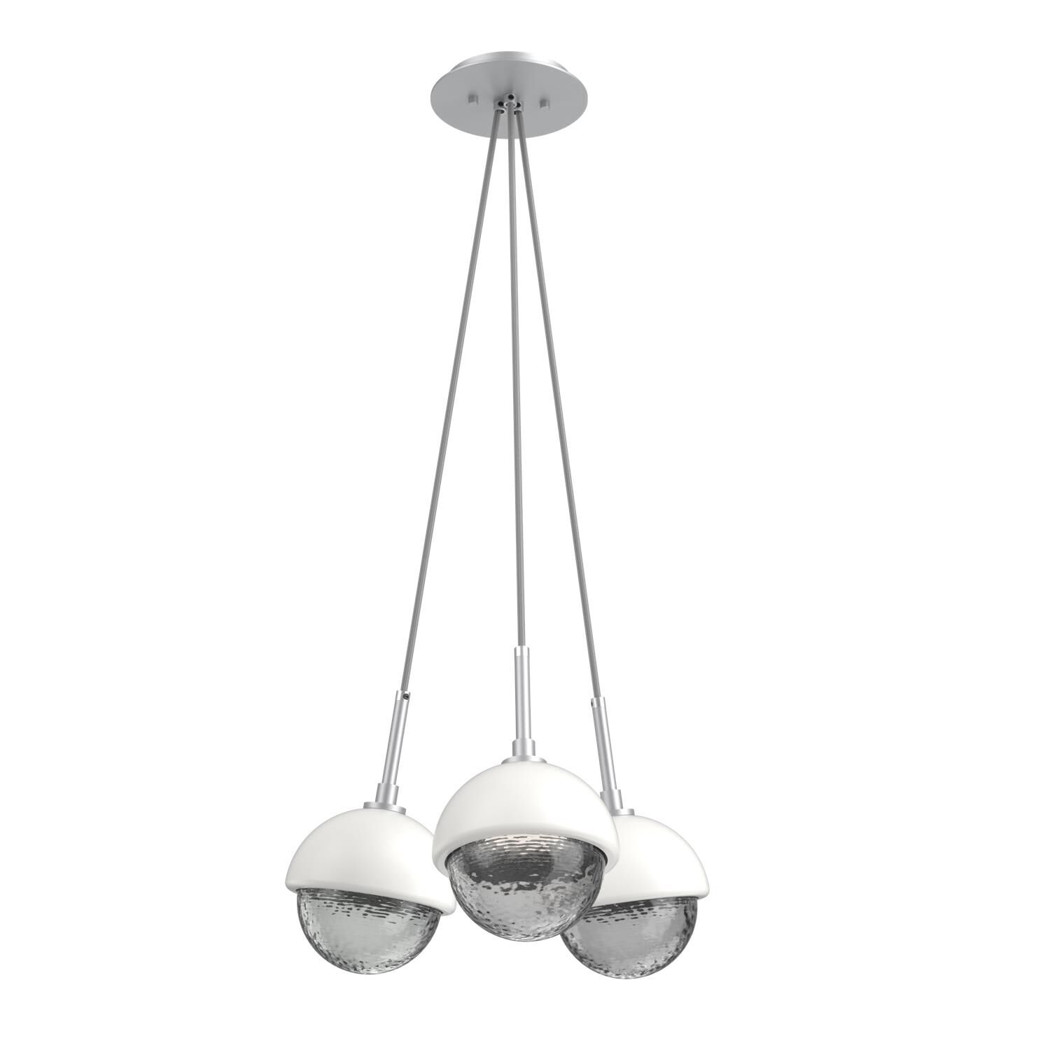 Shown in Classic Silver finish and Smoke glass and Salt White accent