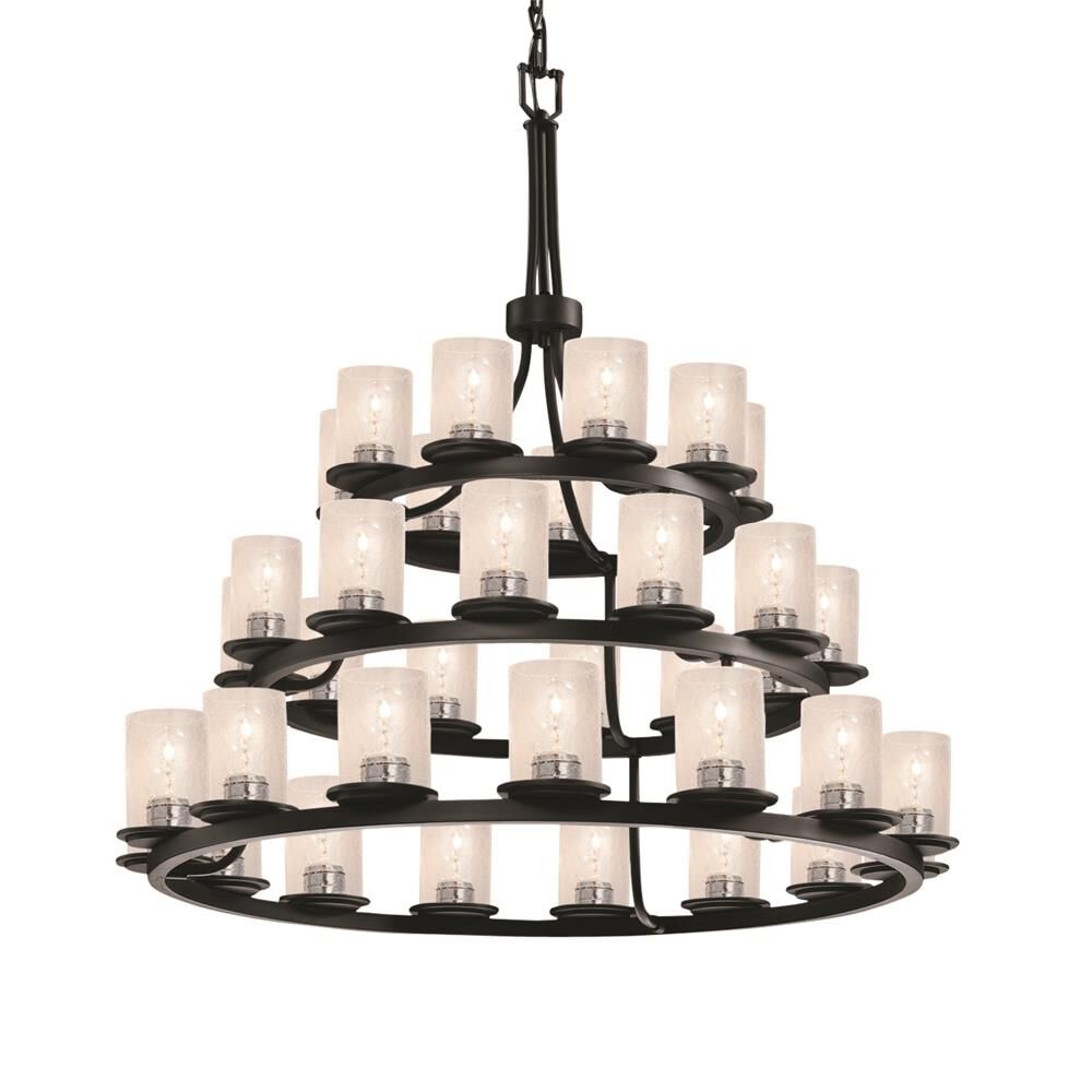Fusion 42 Inch 36 Light Chandelier by Justice Design Group