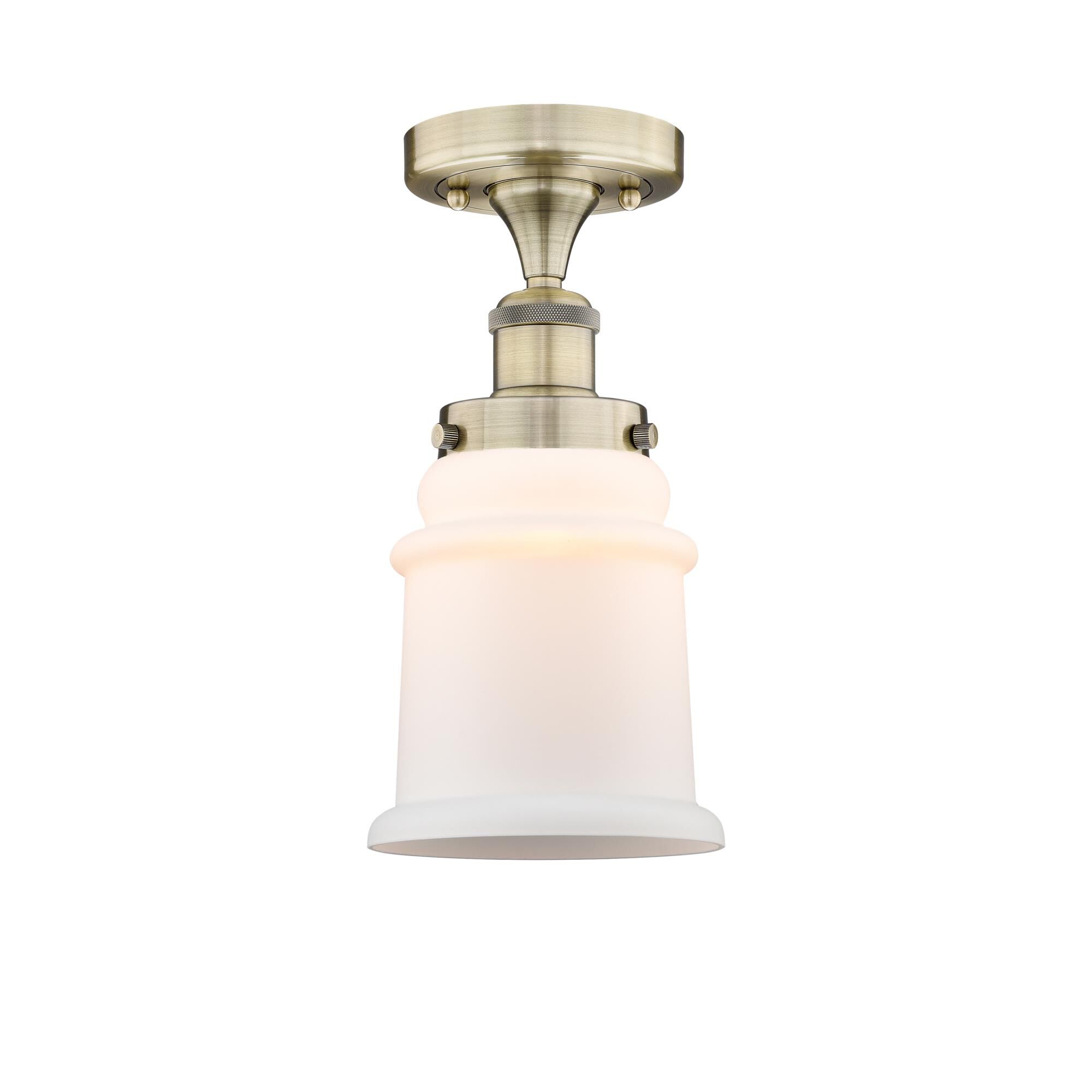 Bruno Marashlian Canton 6 Inch 1 Light Semi Flush Mount by Innovations Lighting
