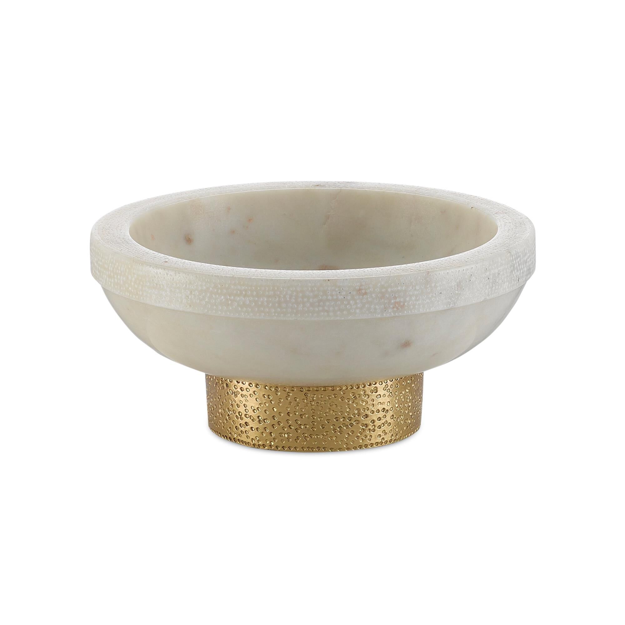 Shown in White/Brass finish