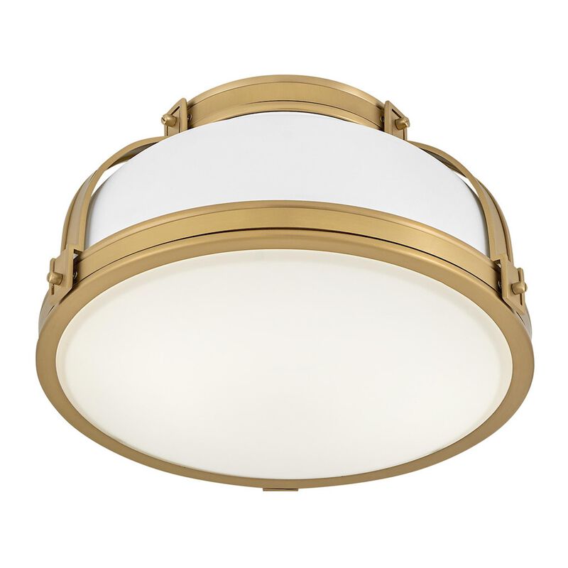 Barton 14 Inch 2 Light Flush Mount by Hinkley