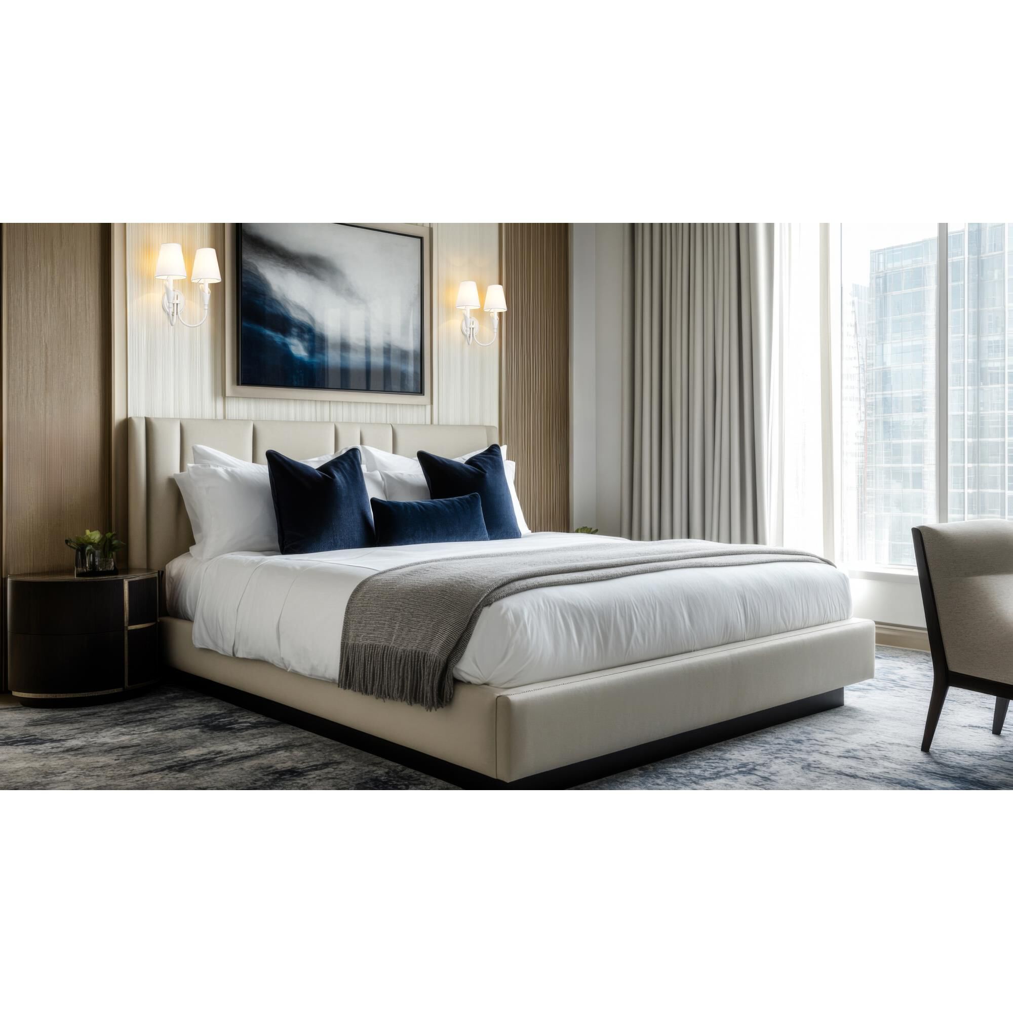 Shown in Textured White finish and White glass and White shade