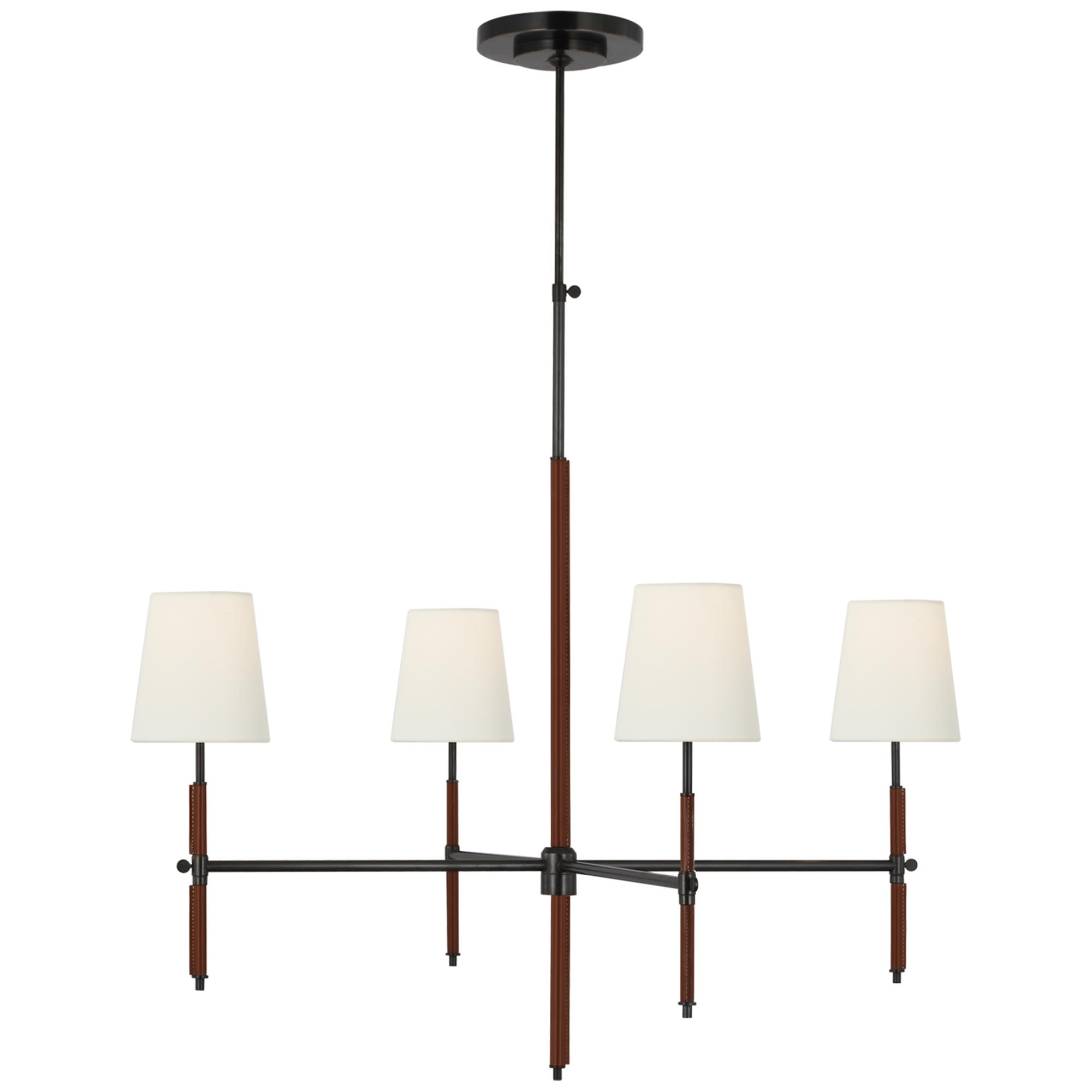 Shown in Bronze and Saddle Leather finish
