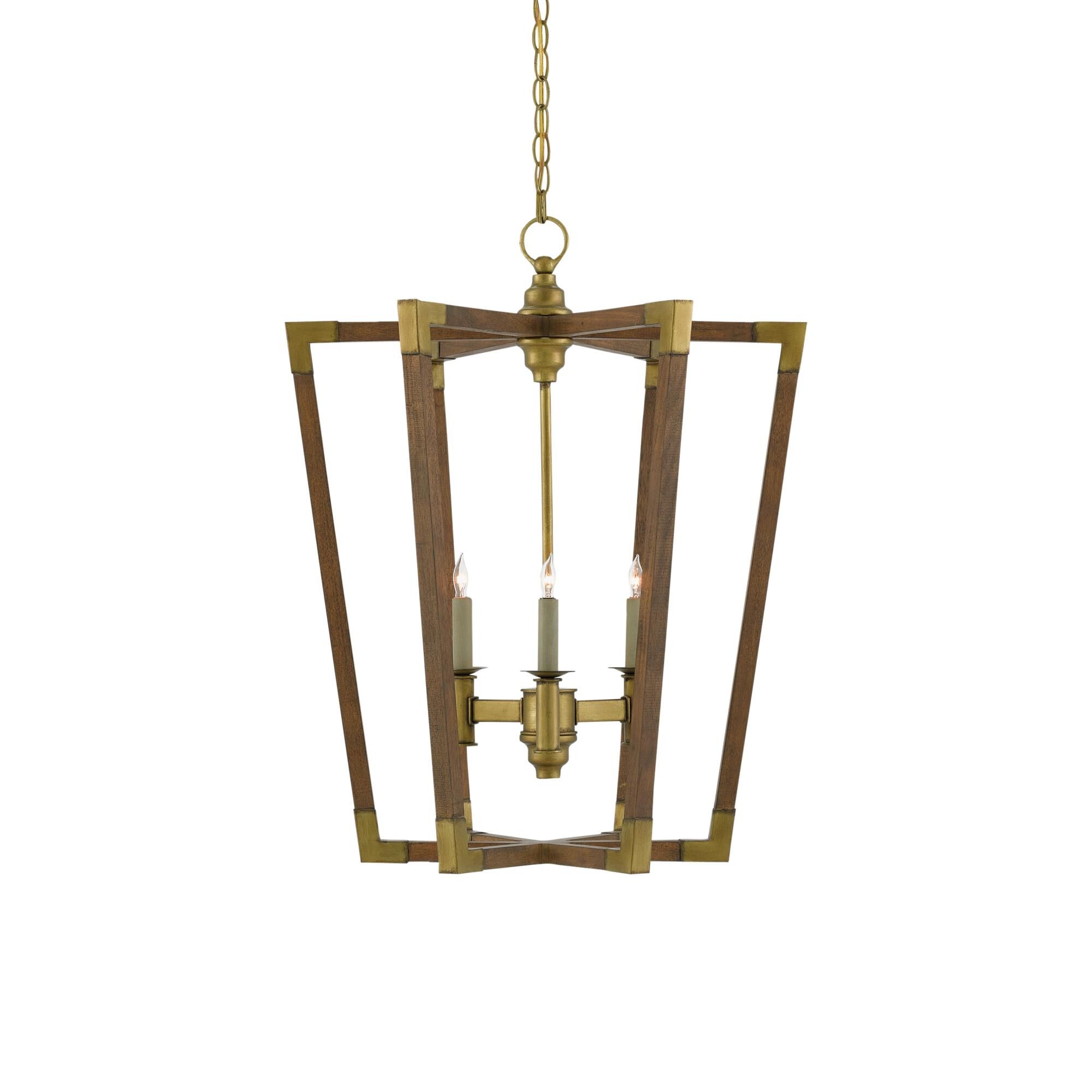 Bastian 23 Inch Cage Pendant by Currey and Company