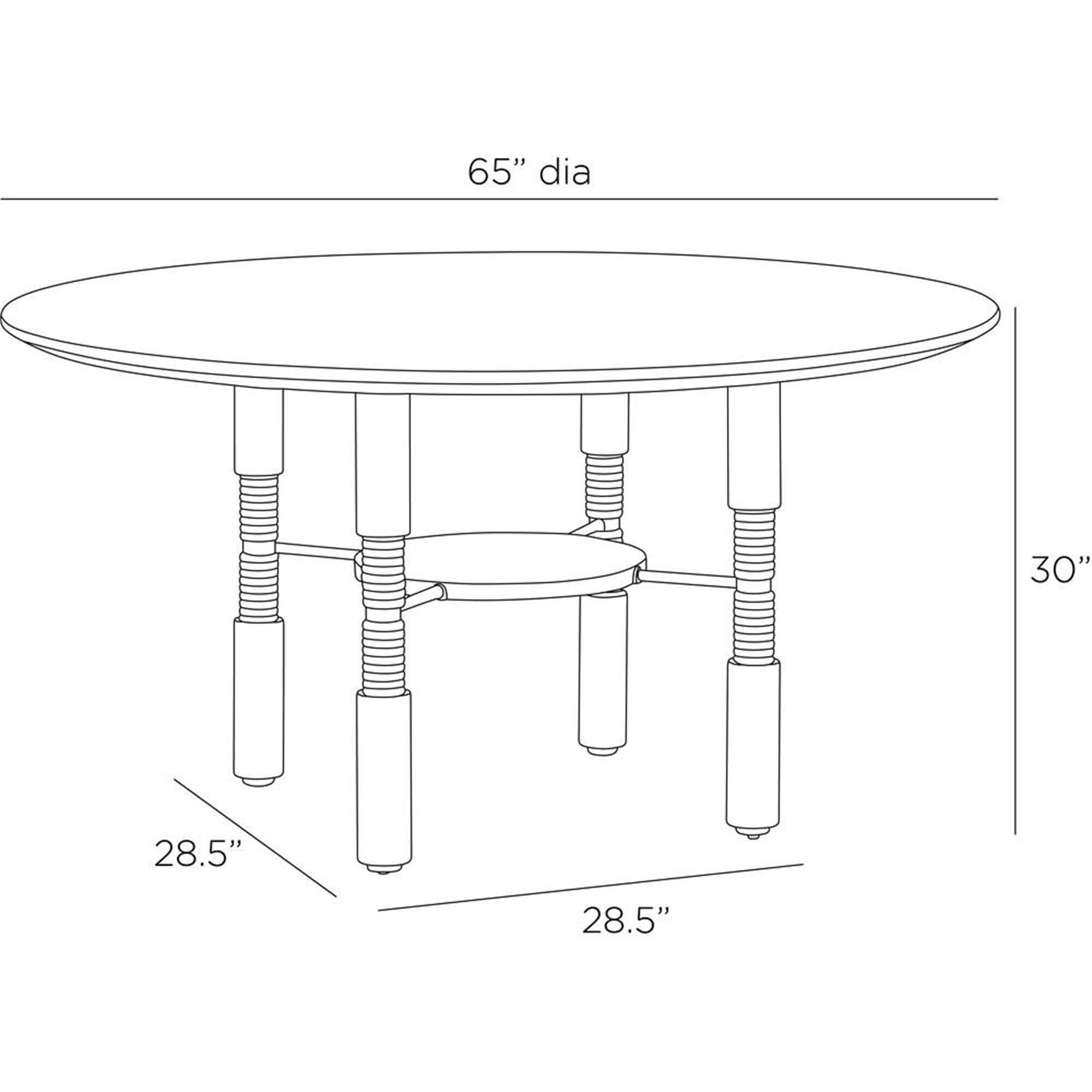 Heger 65 Inch Dining Table by Arteriors Home