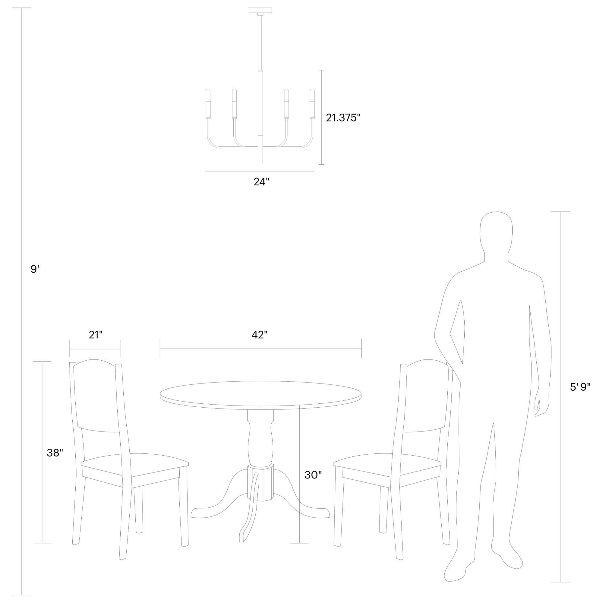 Ellen DeGeneres Brianna 6 Light Chandelier by Visual Comfort Studio Collection