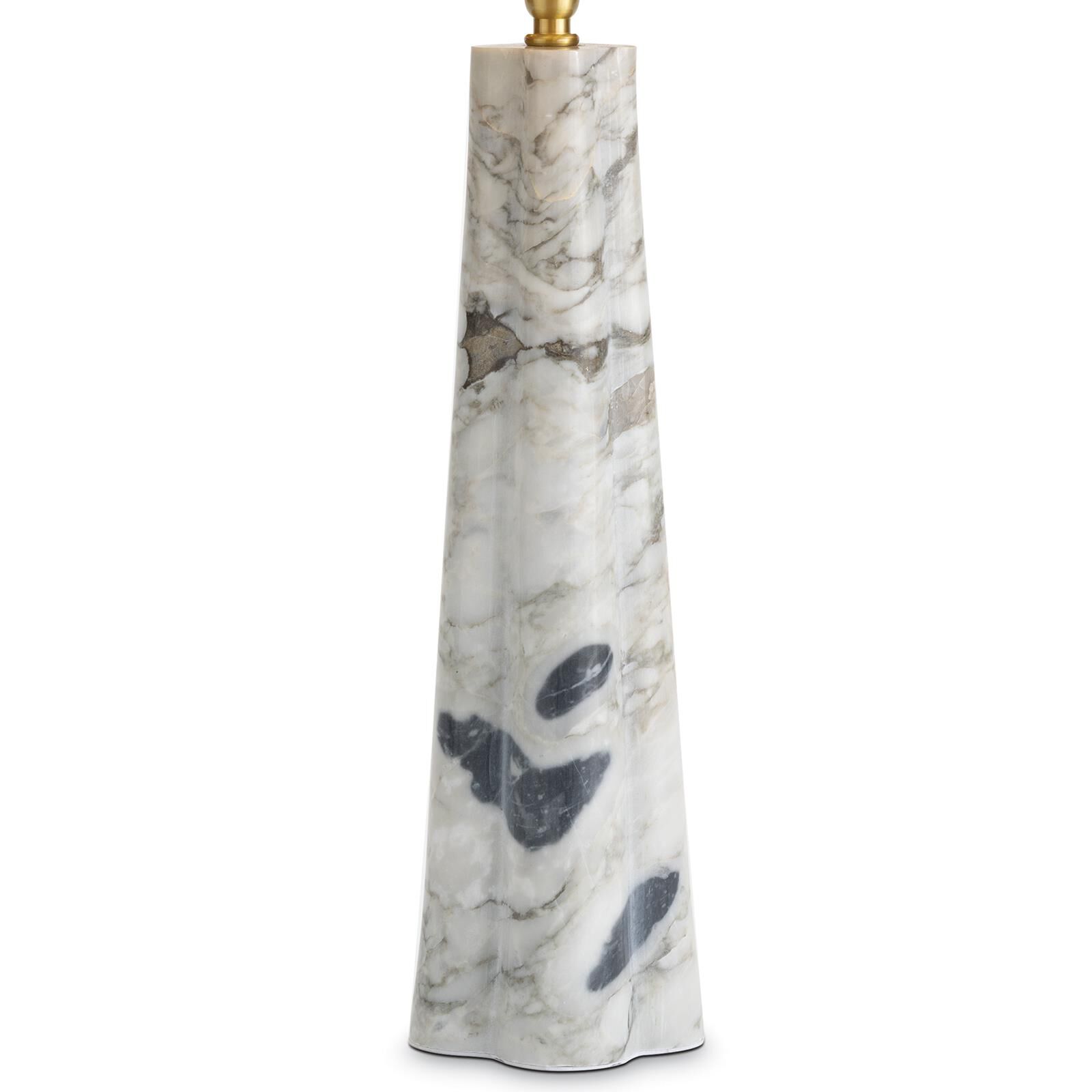 Shown in White finish and Linen shade