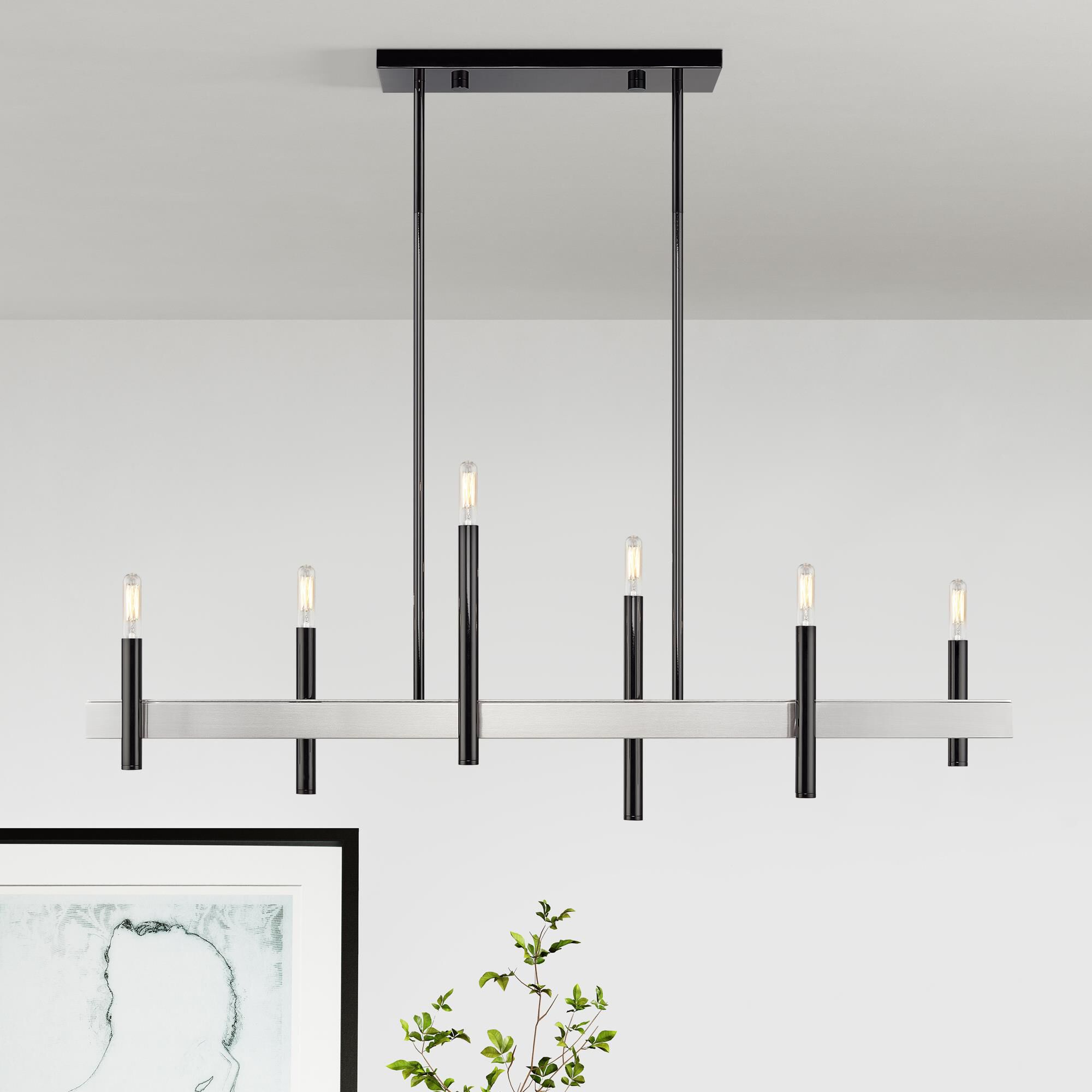 Denmark 40 Inch Linear Suspension Light by Livex Lighting