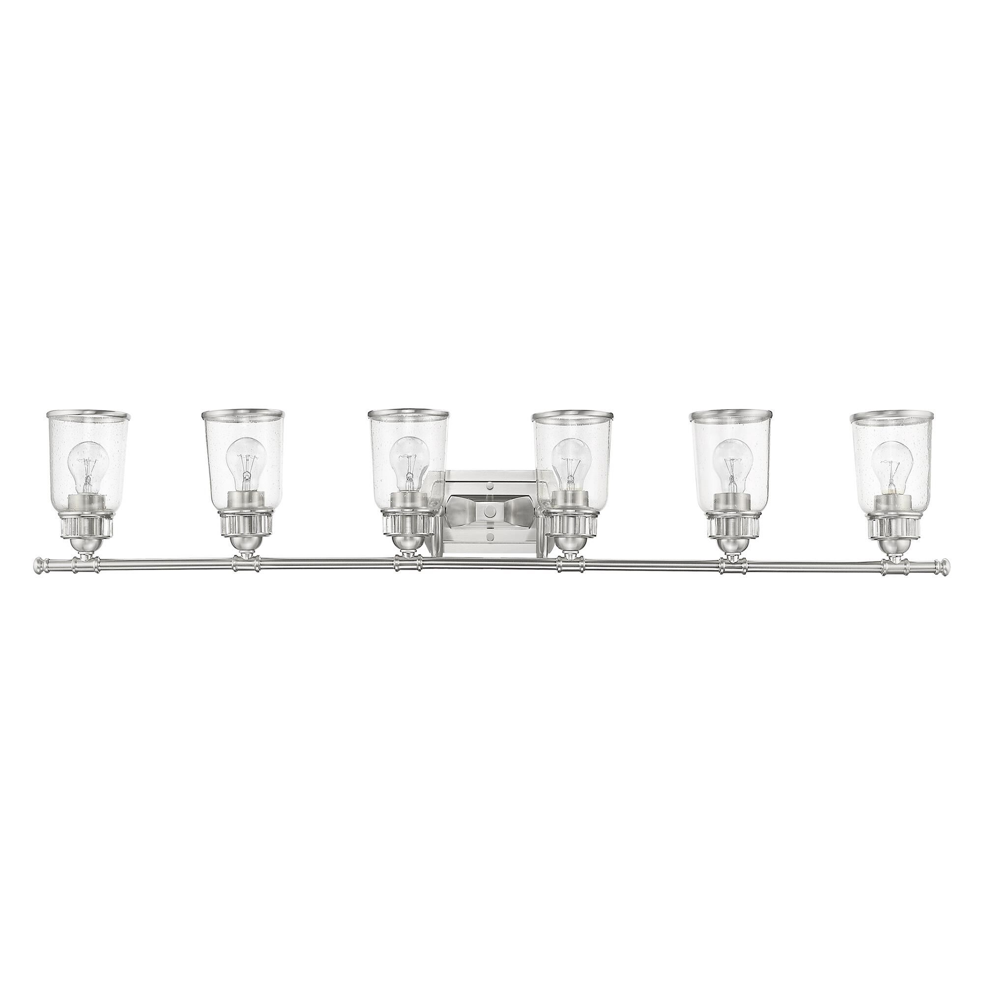 Lawrenceville 47 Inch 6 Light Bath Vanity Light by Livex Lighting