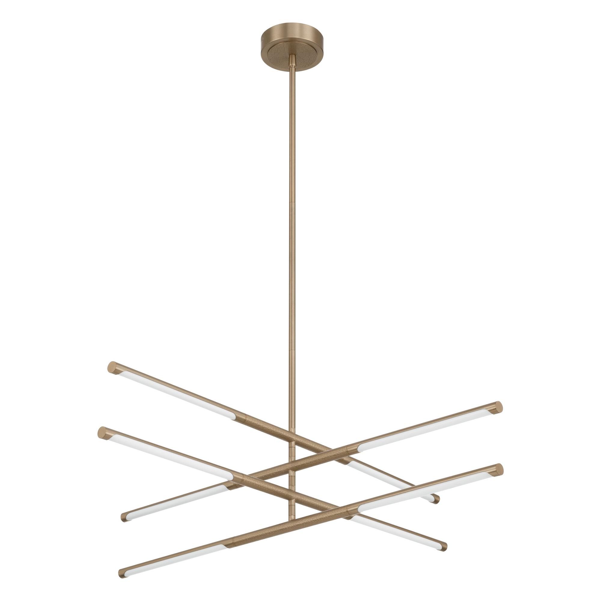 Shown in Champagne Gold finish and White glass