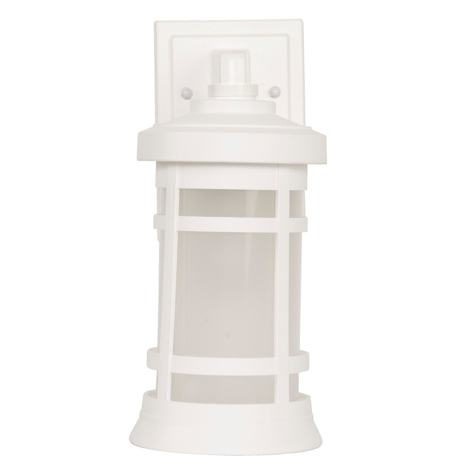Shown in Textured White finish and Frosted Polycarbonate shade