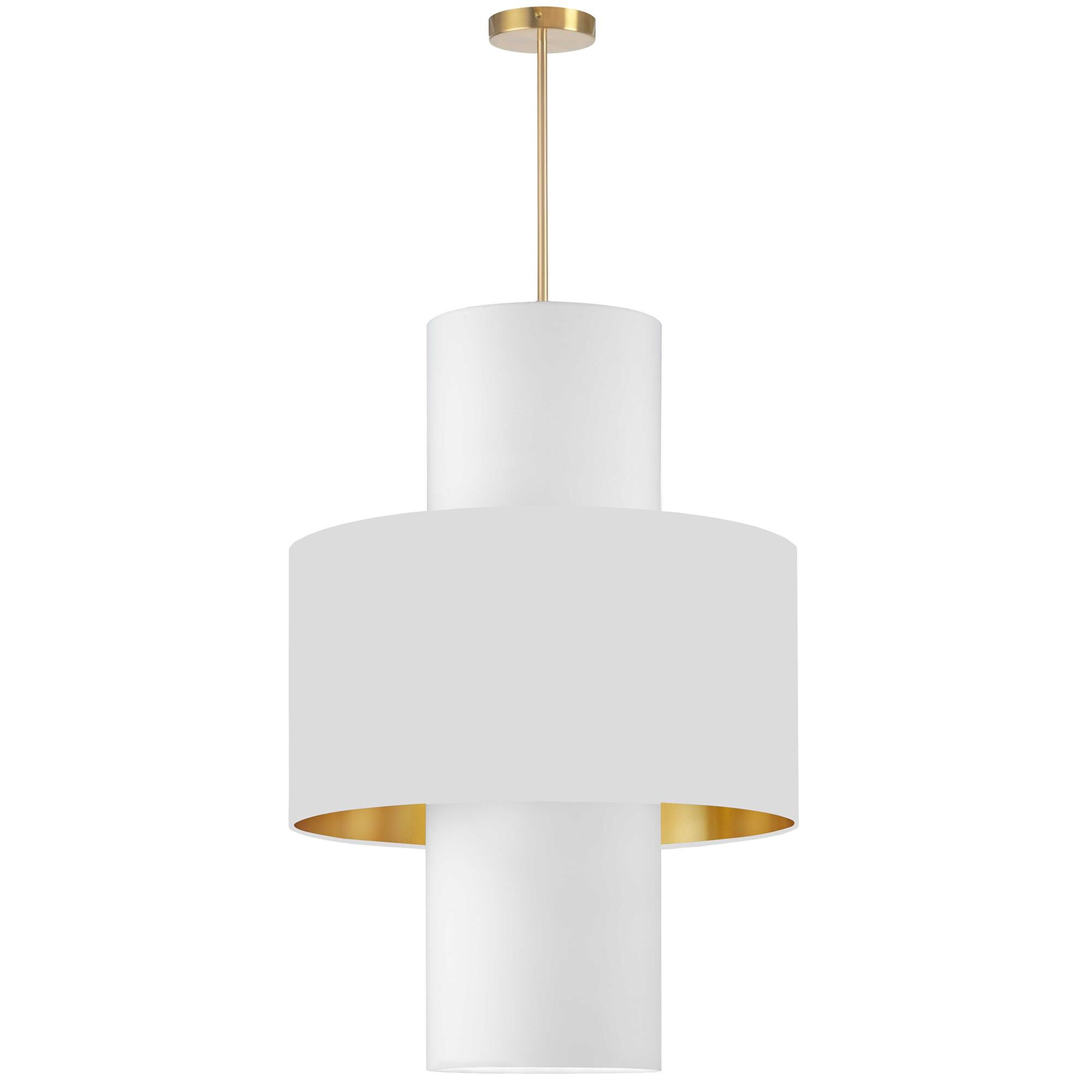 Shown in White finish and White shade