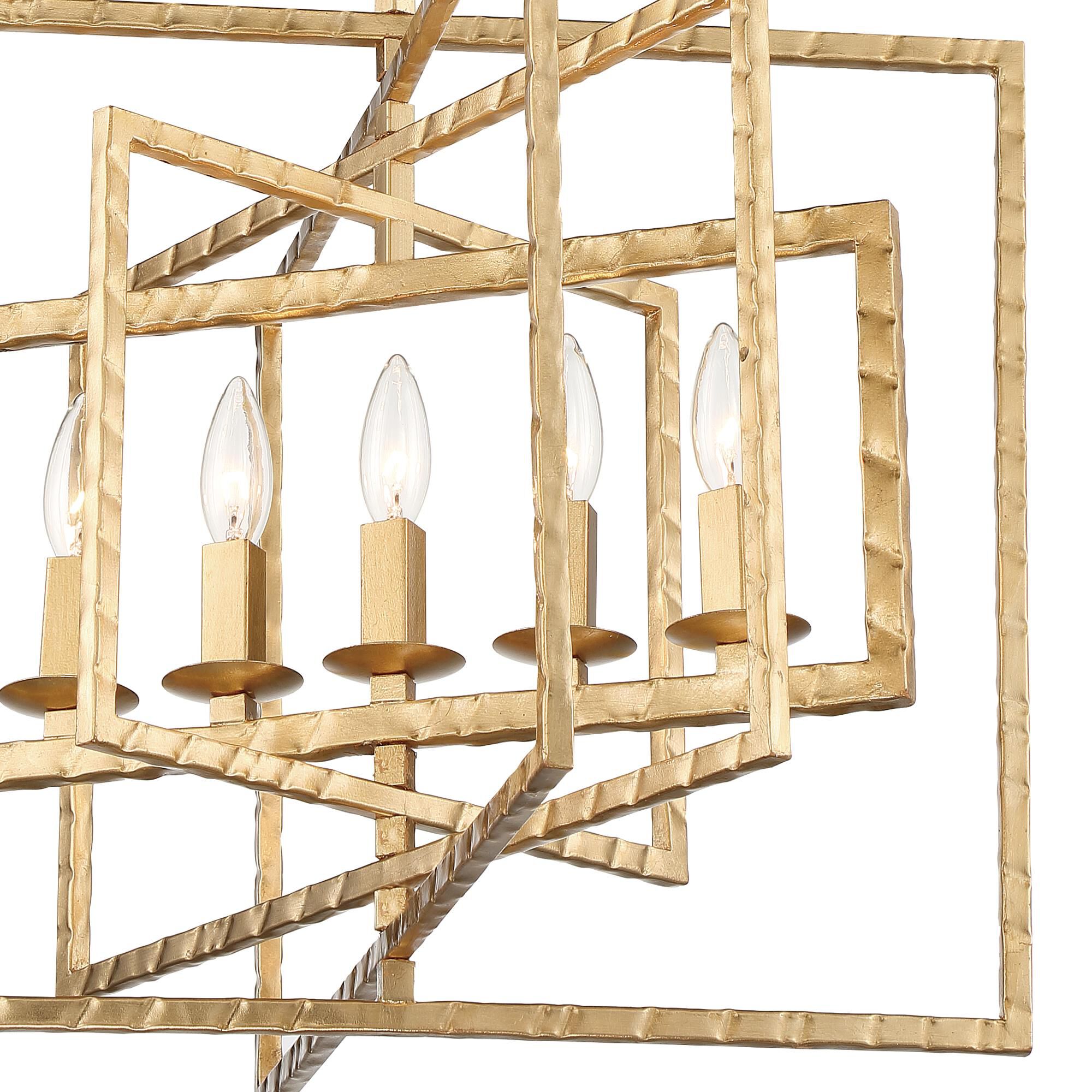 Capri 24 Inch 5 Light Chandelier by Crystorama