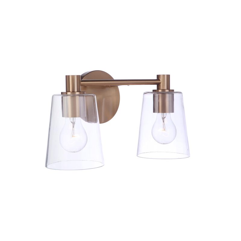 Emilio 15 Inch 2 Light Bath Vanity Light by Craftmade