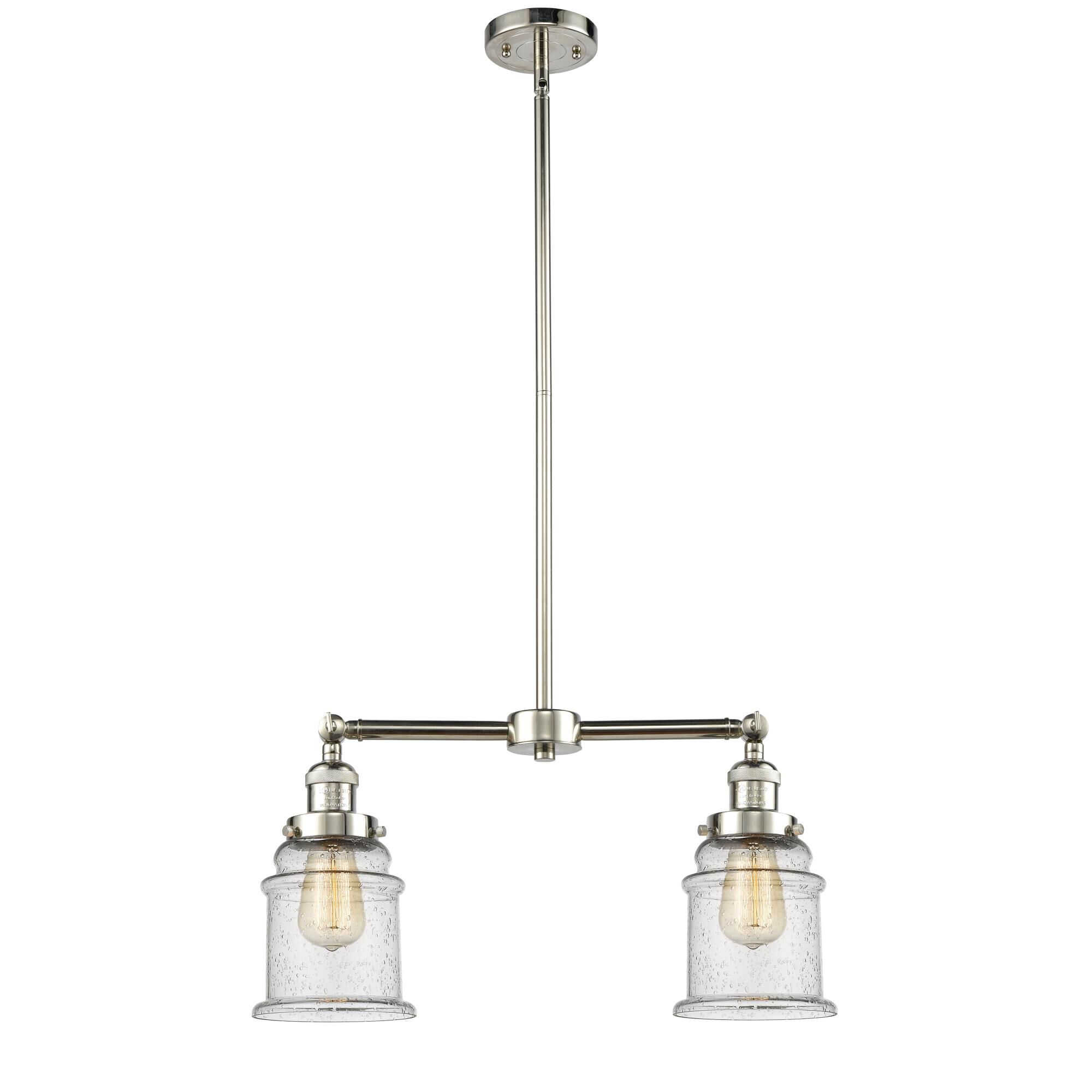 Bruno Marashlian Canton 21 Inch 2 Light Mini Chandelier by Innovations Lighting