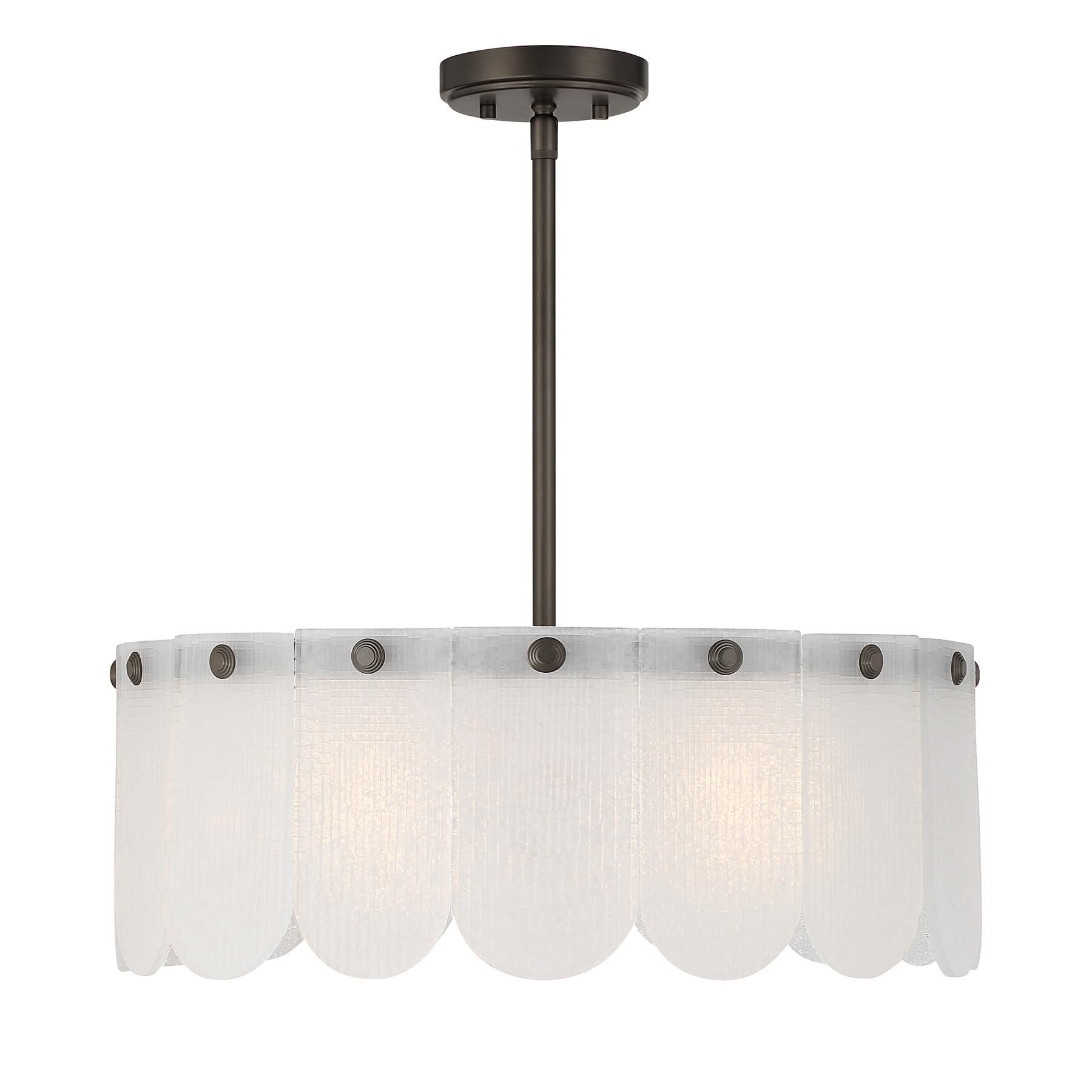 Ashton 20 Inch Semi Flush Mount by Savoy House