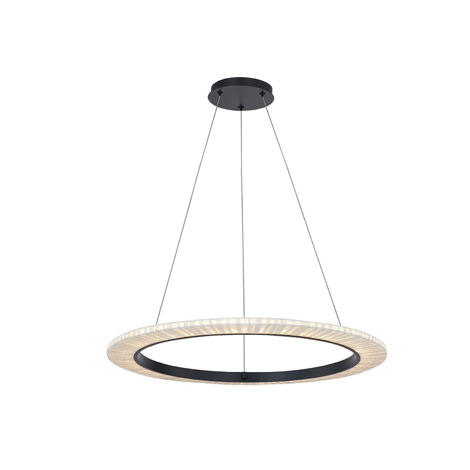 Textile 32 Inch Chandelier by Justice Design Group