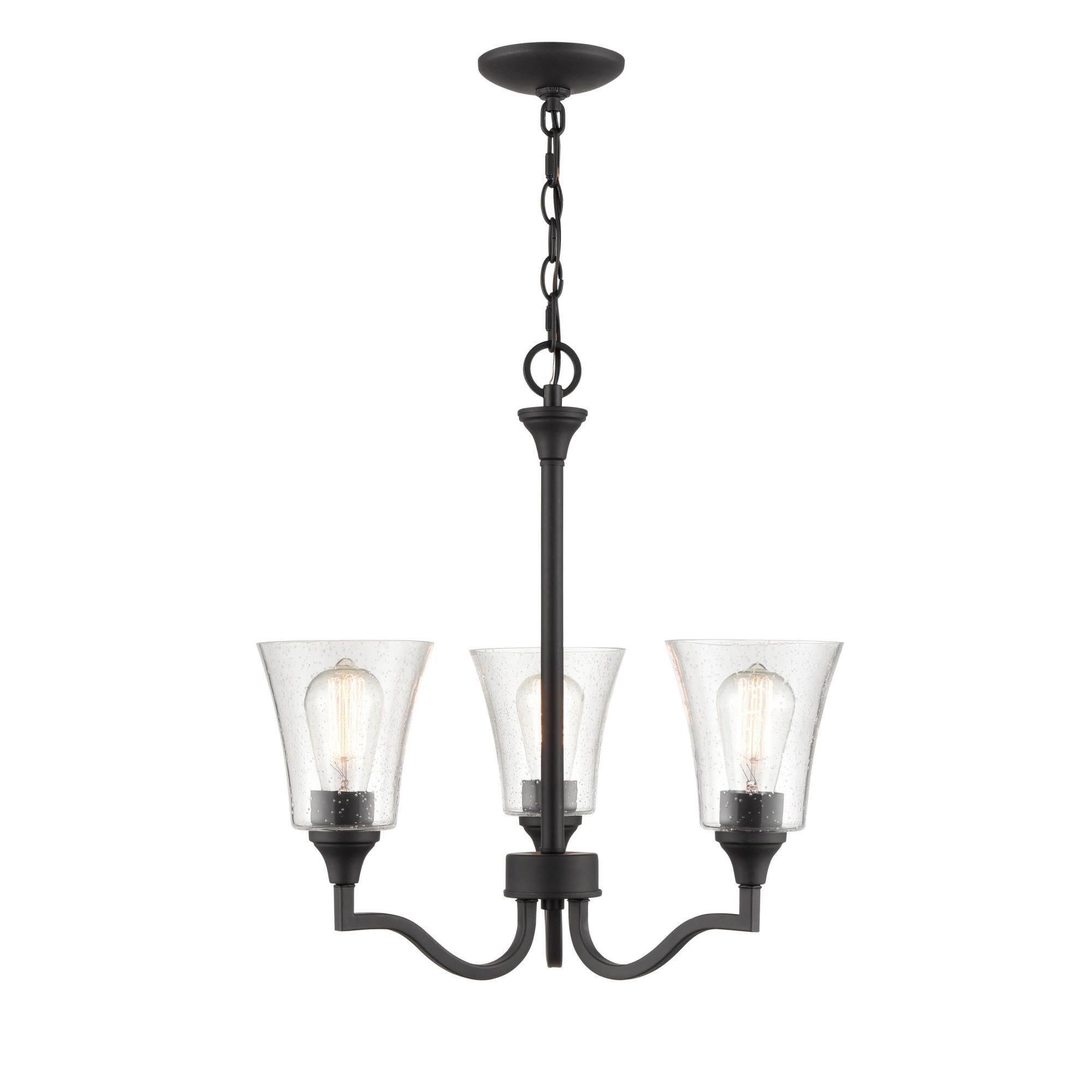 Caily 21 Inch 3 Light Mini Chandelier by Millennium Lighting