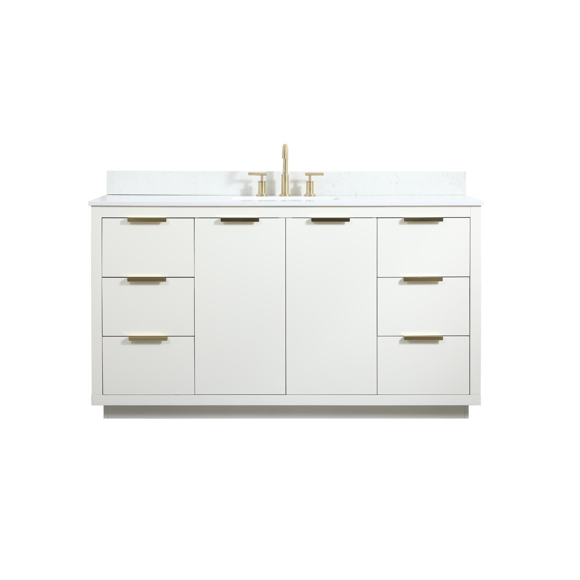 Shown in White finish