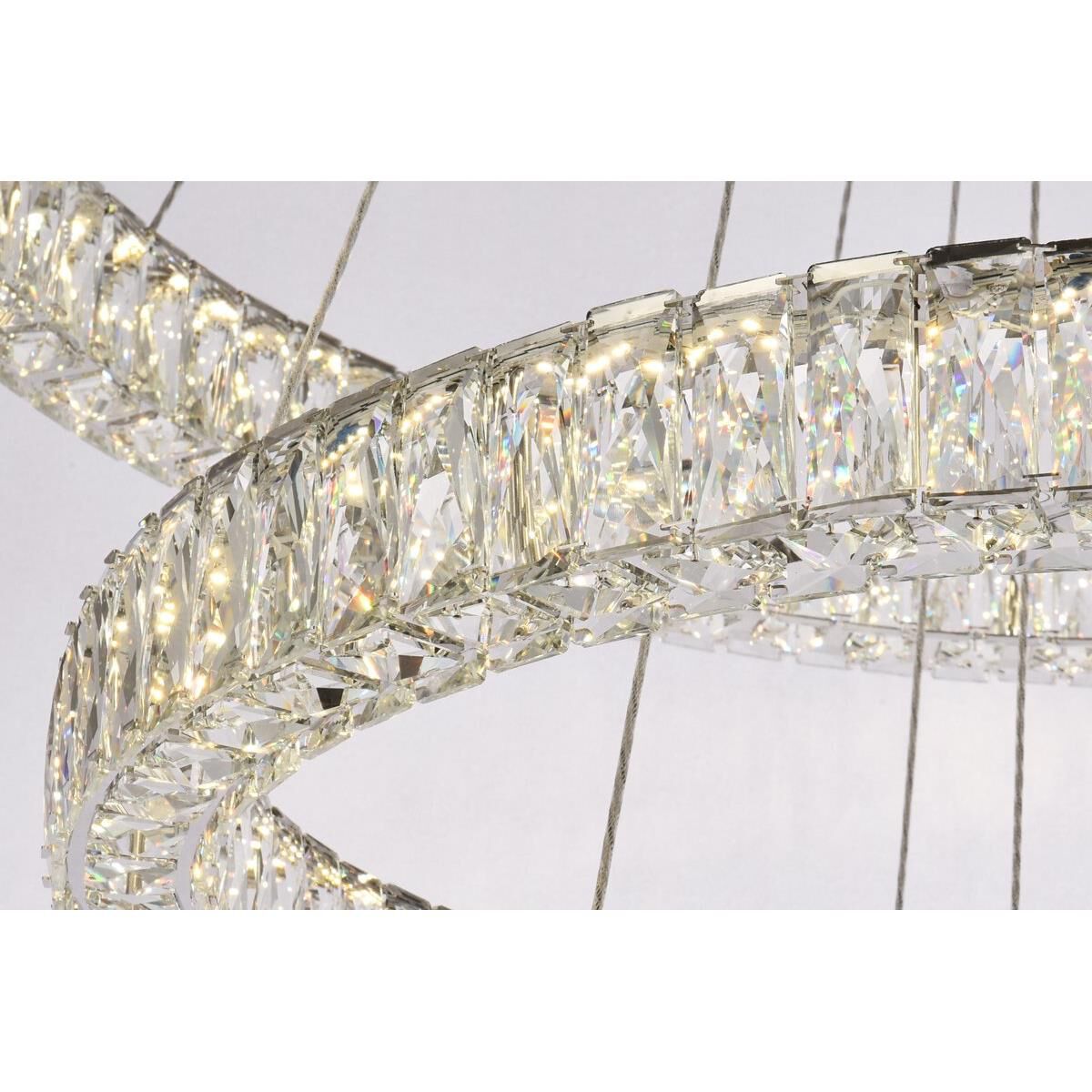 Shown in Chrome finish and Clear Royal Cut crystal