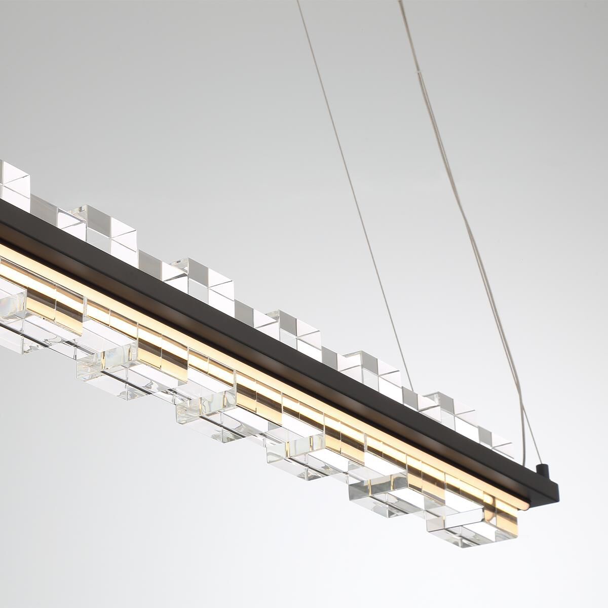 Bruco 34 Inch 2 Light LED Linear Suspension Light by Eurofase Lighting