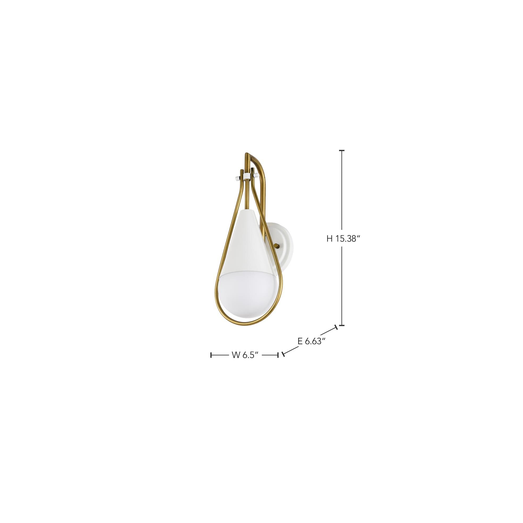 Admiral 1 Light Wall Sconce by Nuvo Lighting