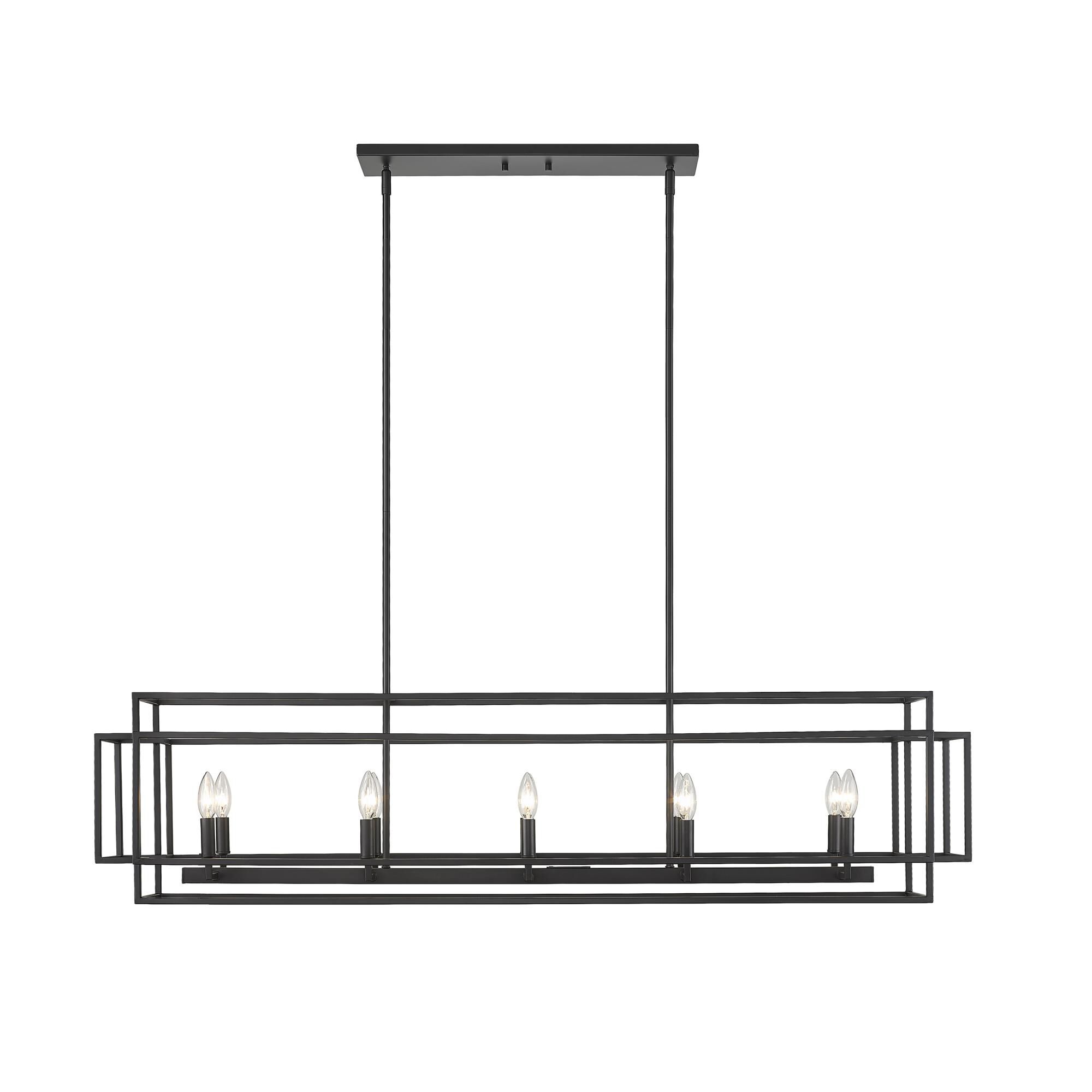Titania 54 Inch 10 Light Linear Suspension Light by Z-Lite
