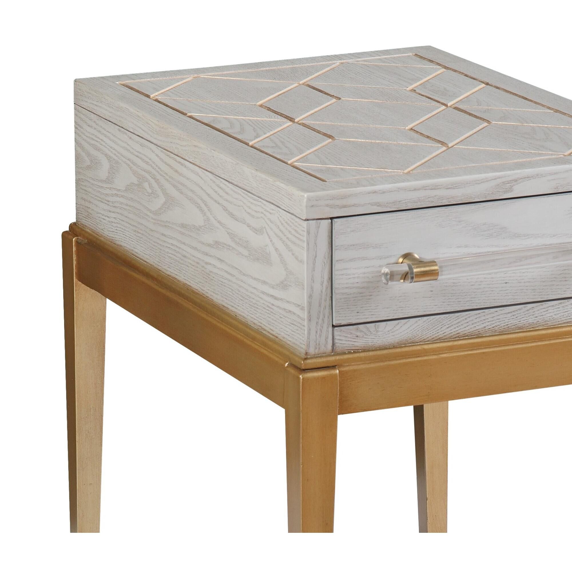 Perrine 25 Inch Accent Table by Bassett Mirror Company