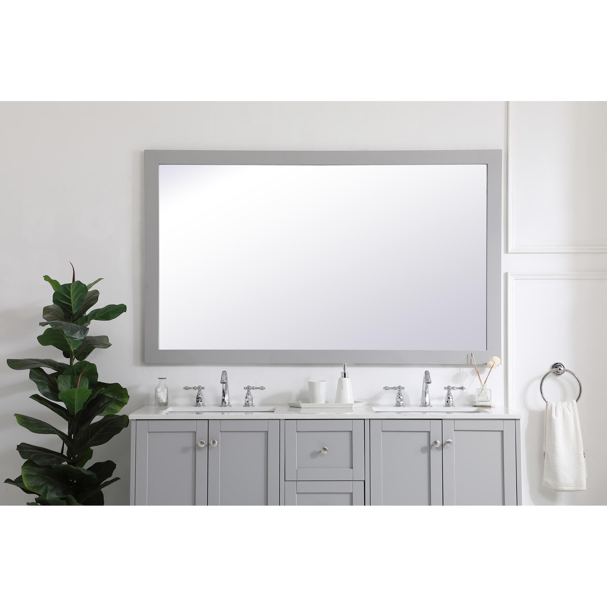 Aqua Decorative Mirrors by Elegant Decor