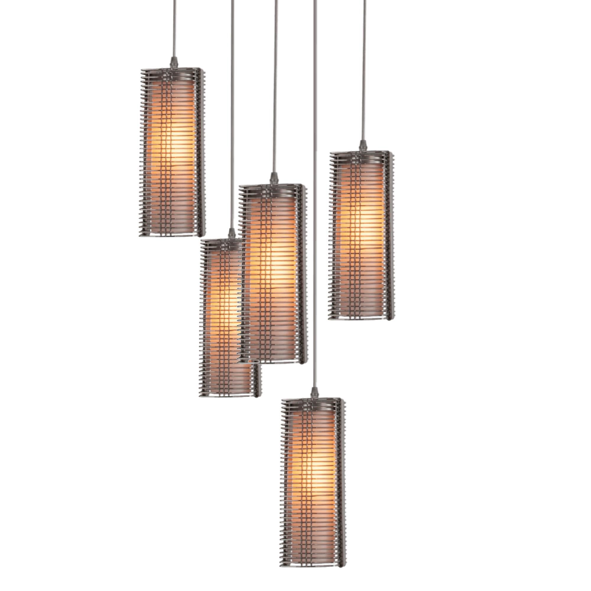 Downtown Mesh Multi Light Pendant by Hammerton Studio