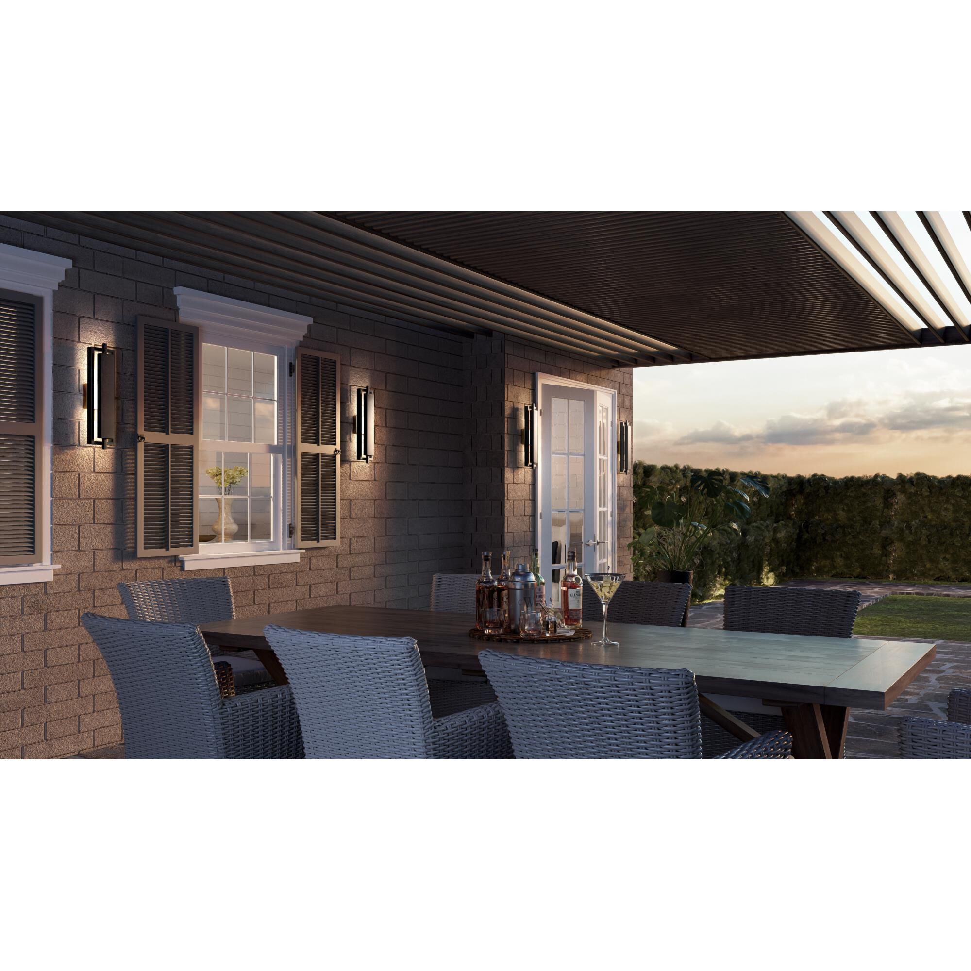 Quoizel Pointsett 20 Inch Tall LED Outdoor Wall Light