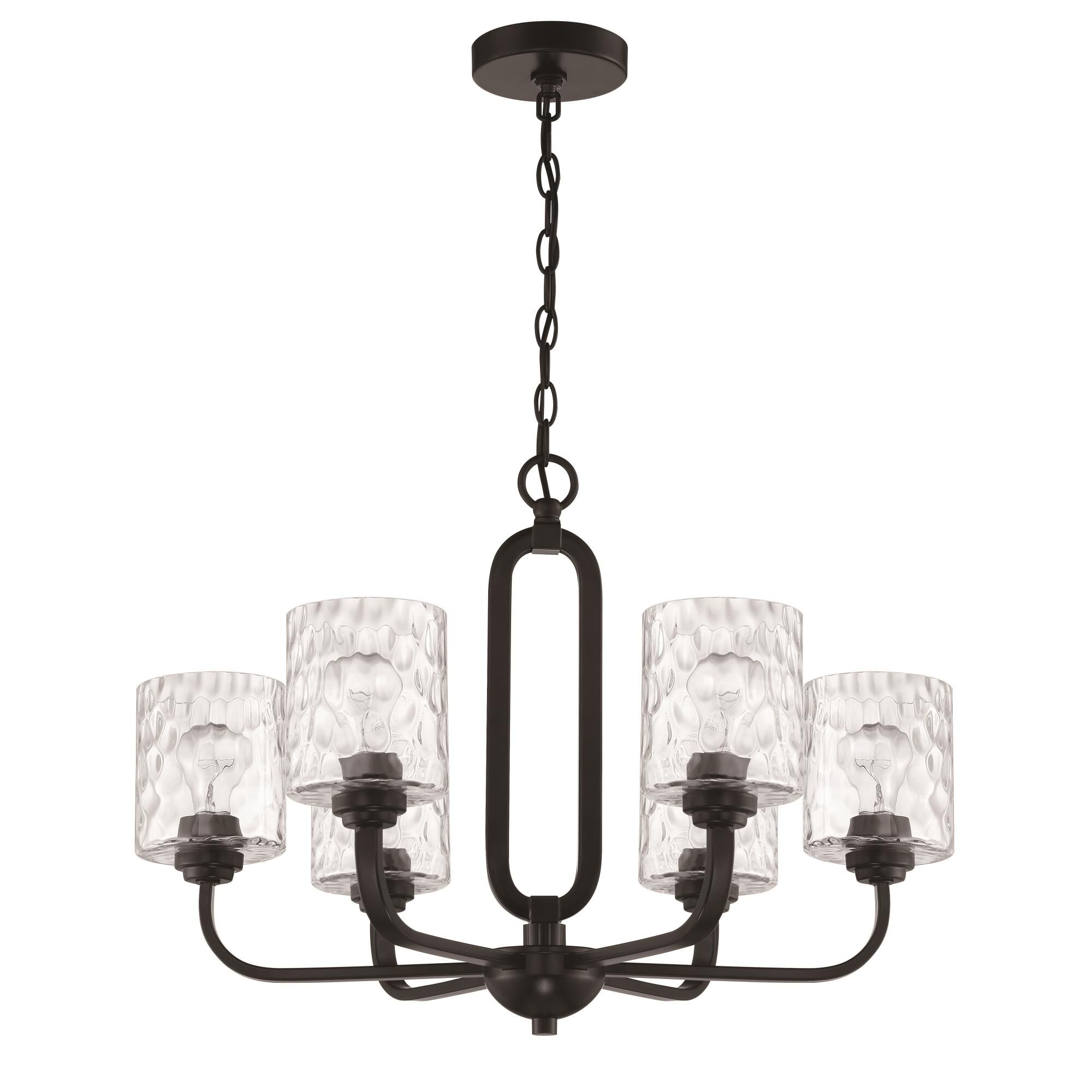 Collins 26 Inch 6 Light Chandelier by Craftmade