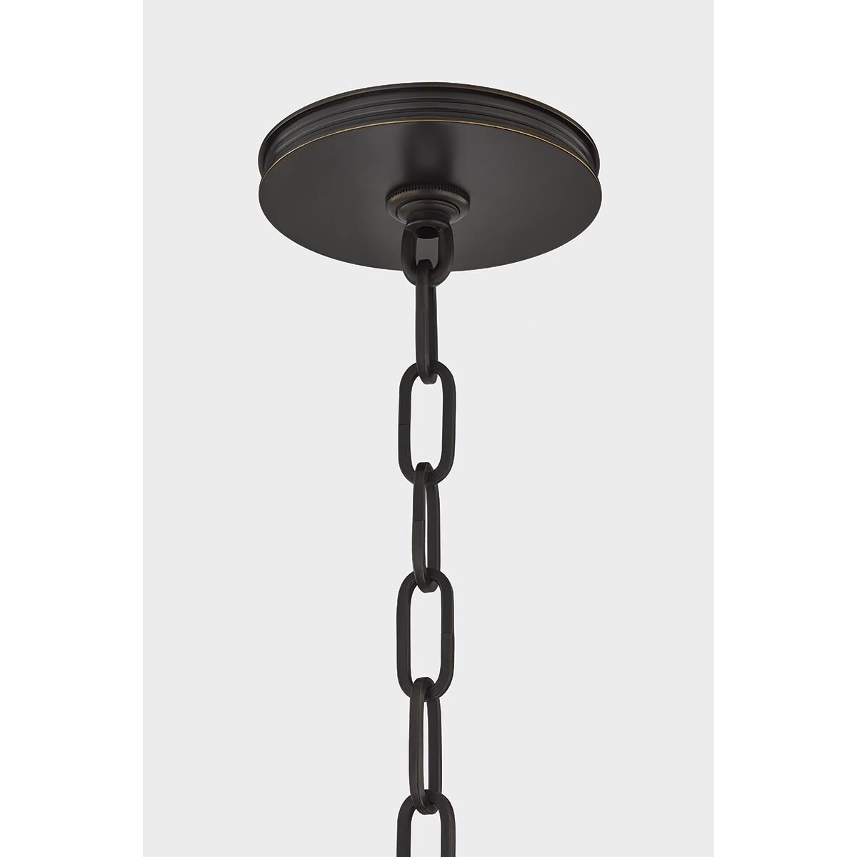 Shown in Distressed Bronze finish and Opal Glossy glass