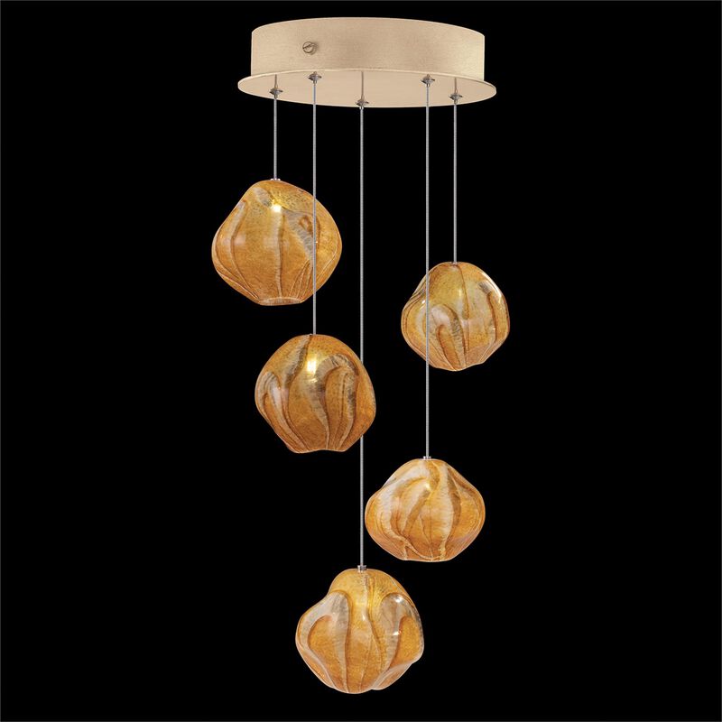 Vesta 12 Inch 5 Light Multi Light Pendant by Fine Art Handcrafted Lighting