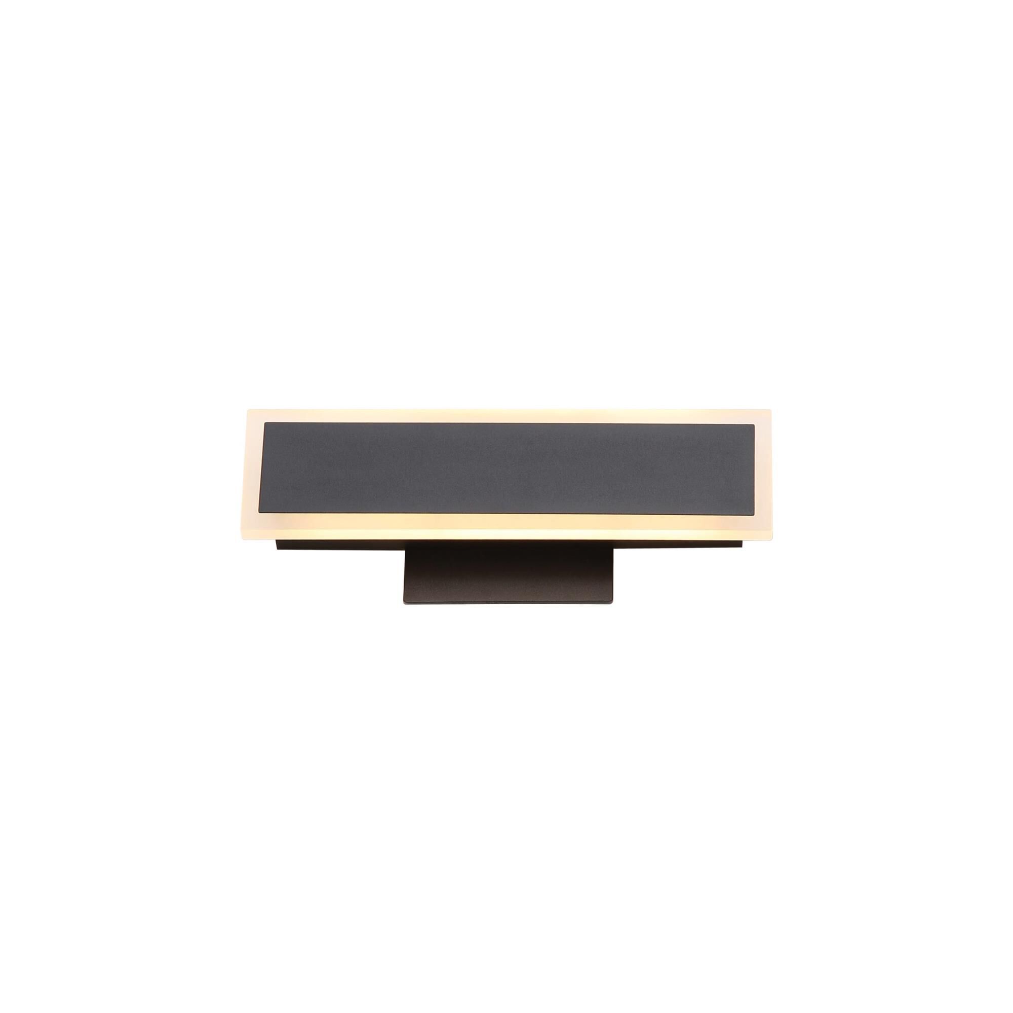 Obsidian 2 Inch Outdoor Wall Light by Golden Lighting